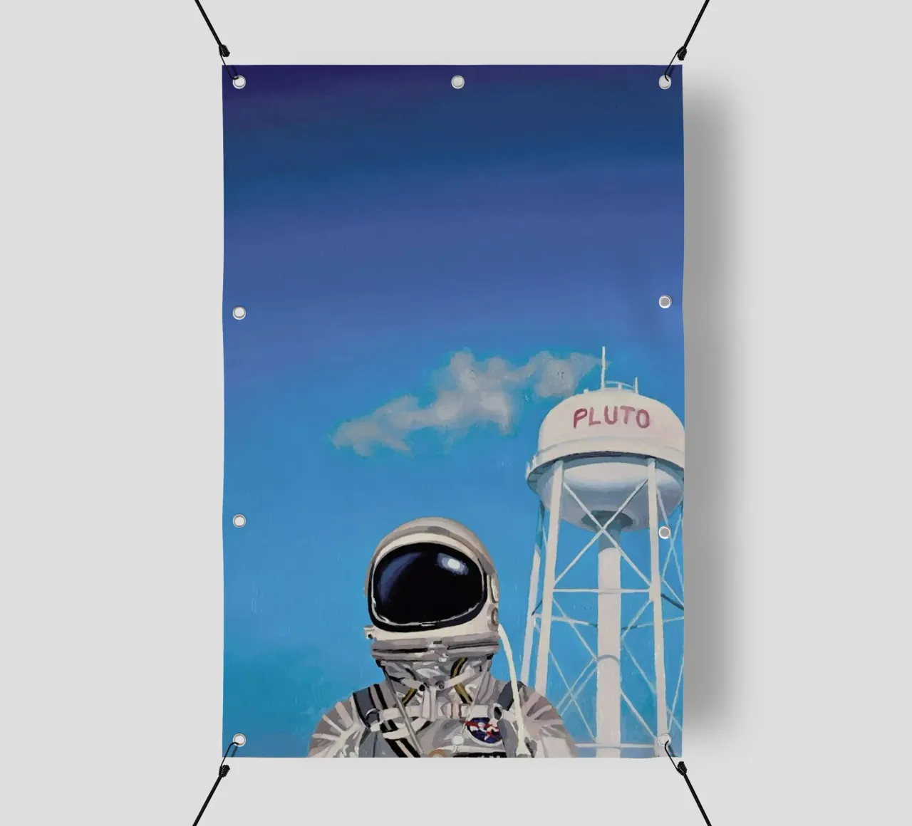 Pluto pvc-zeil van Scott Listfield