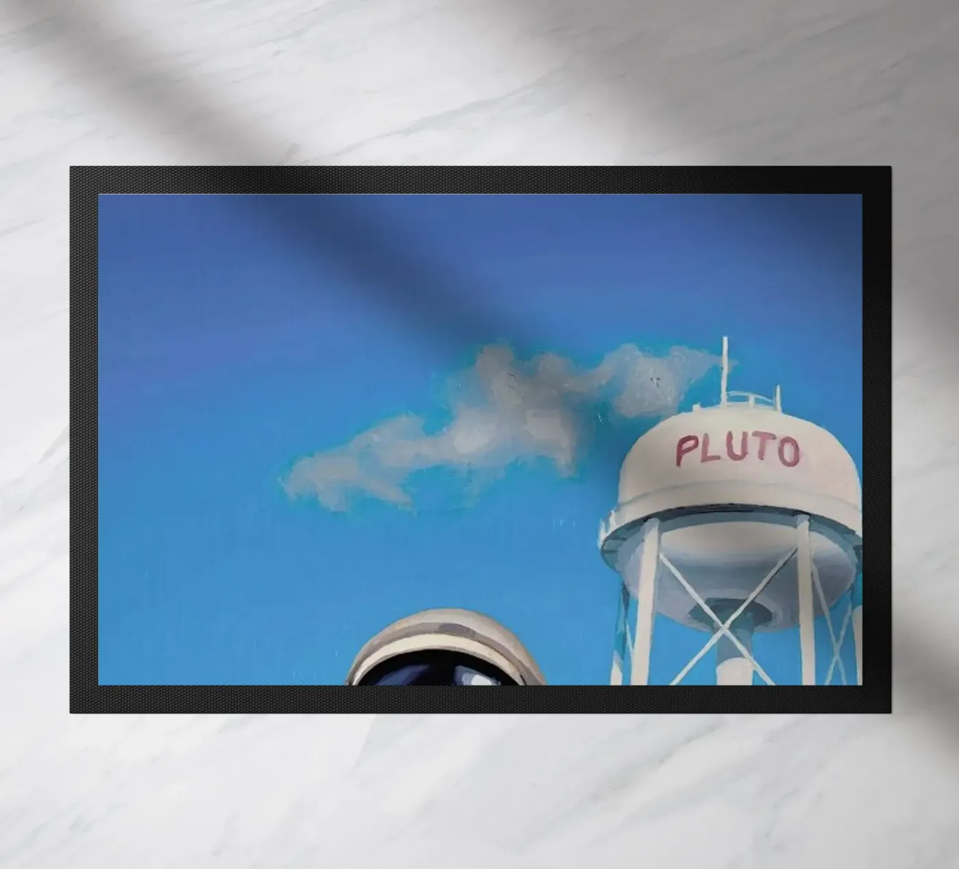 Pluto Fußmatte von Scott Listfield