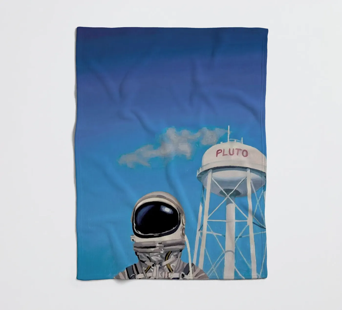Pluto Fleecedecke von Scott Listfield