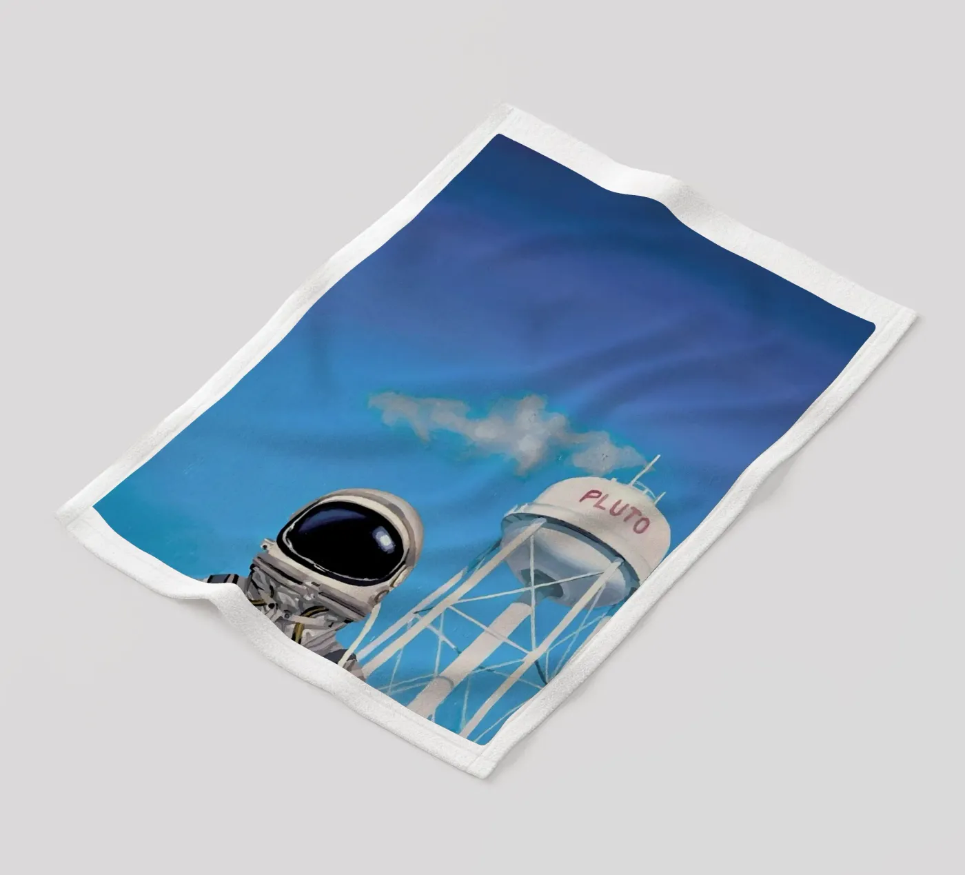 Pluto Fleecedecke von Scott Listfield