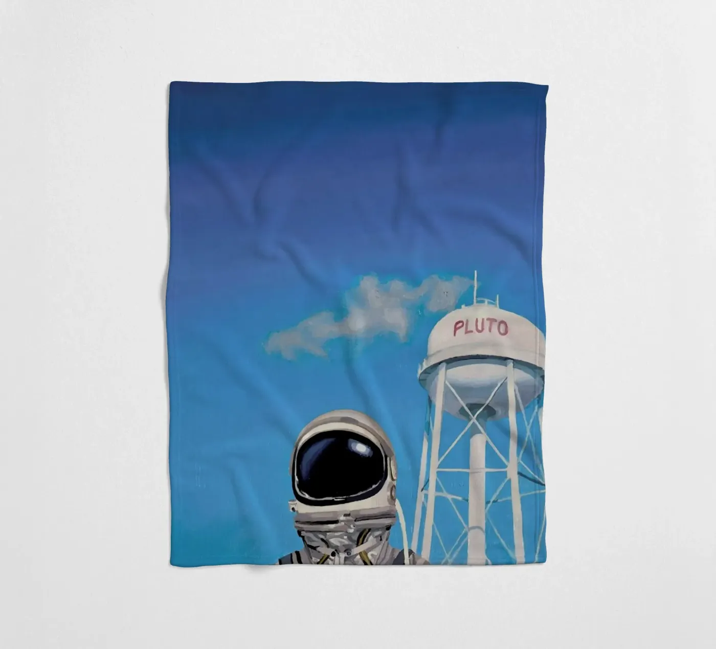 Pluto Fleecedecke von Scott Listfield