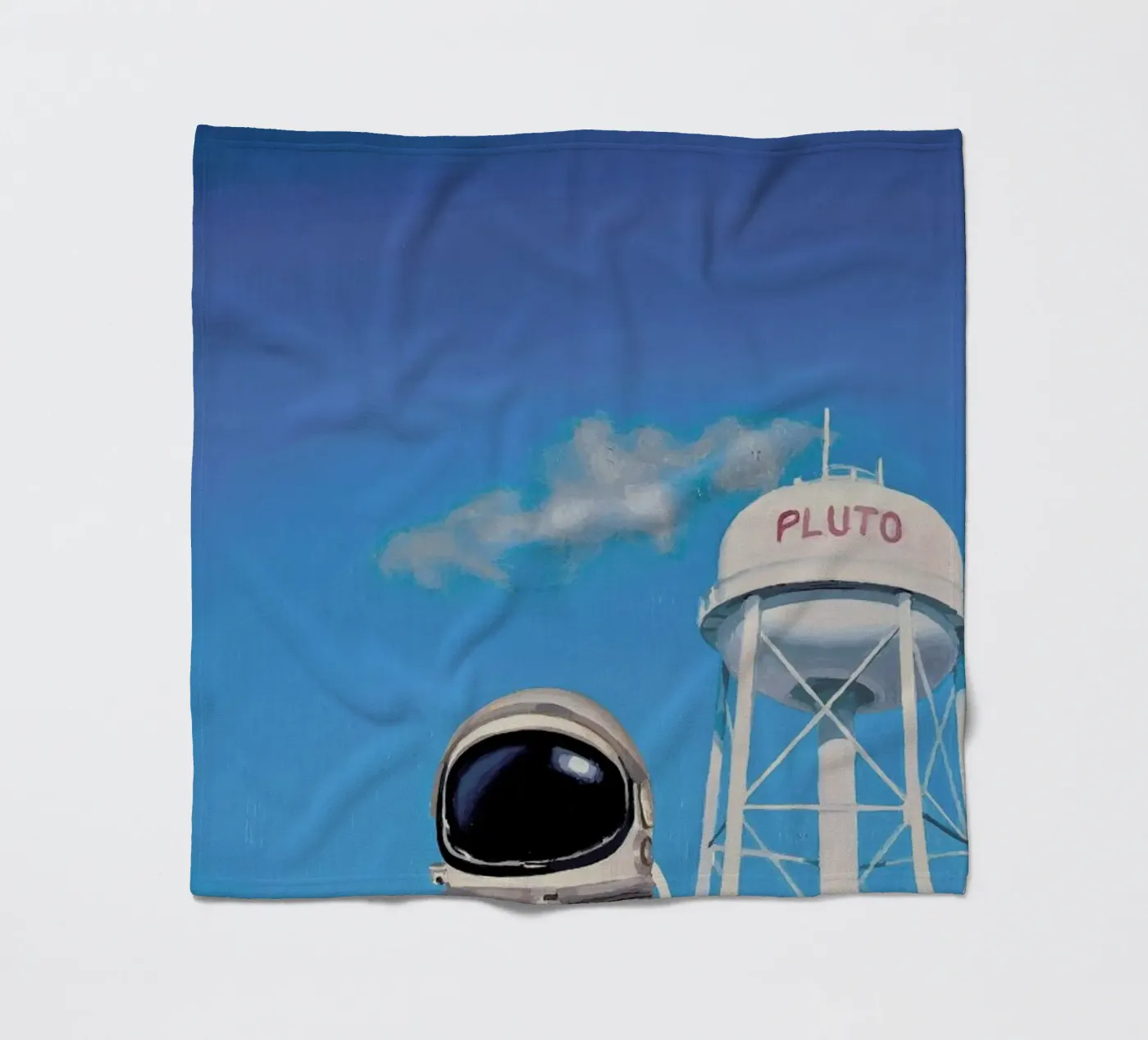Pluto Fleecedecke von Scott Listfield