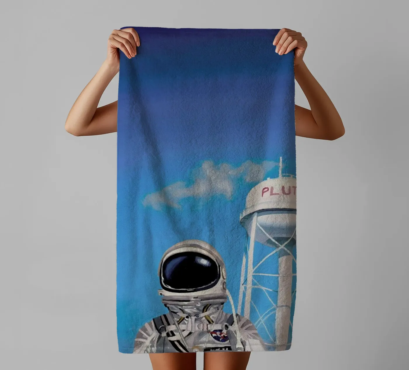 Pluto Handtuch von Scott Listfield