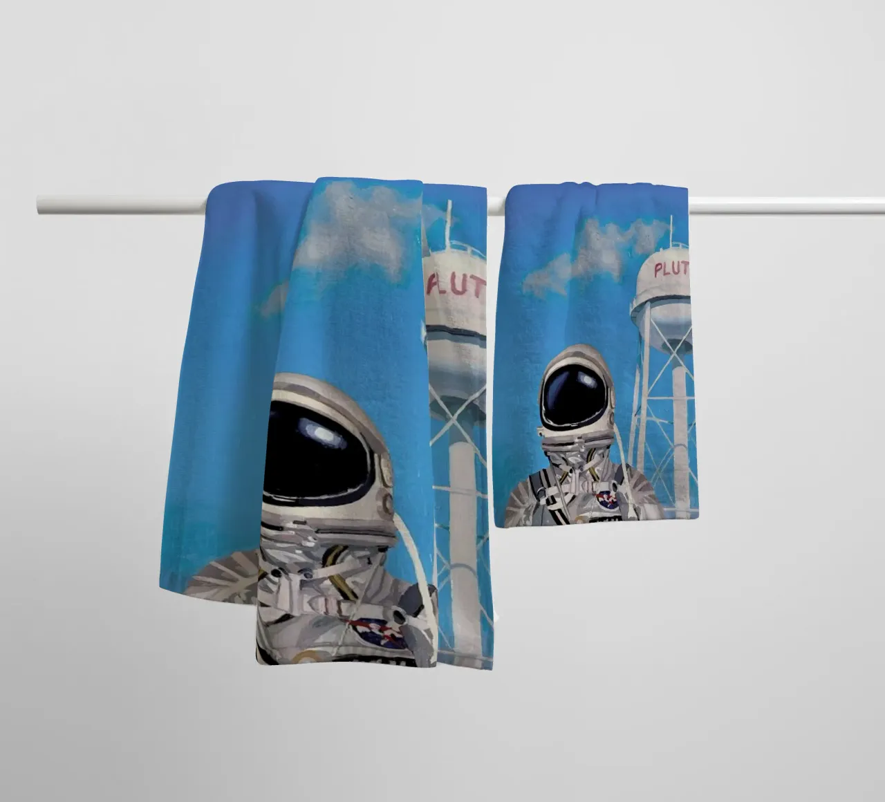 Pluto Handtuch von Scott Listfield