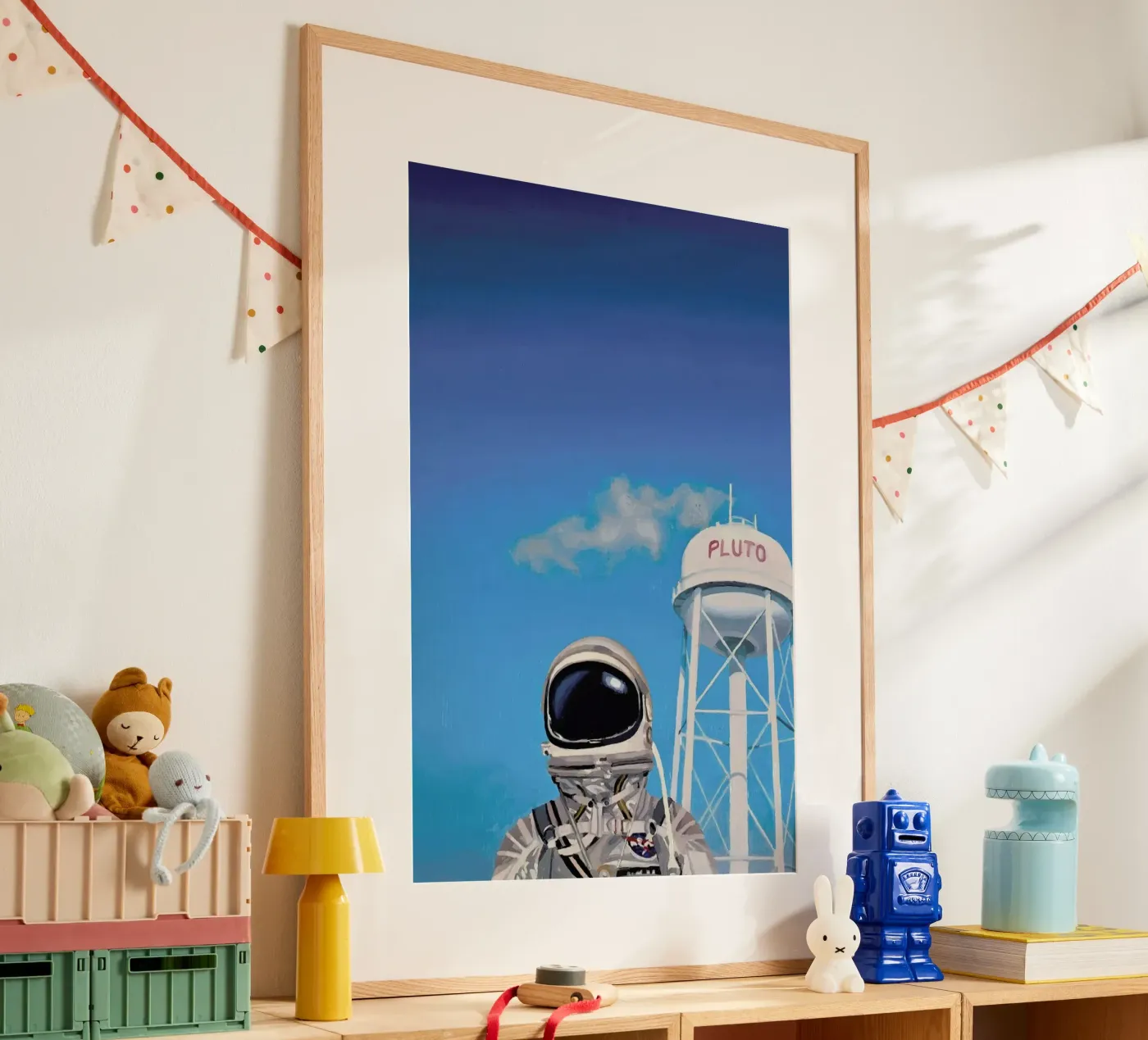 Pluto poster van Scott Listfield