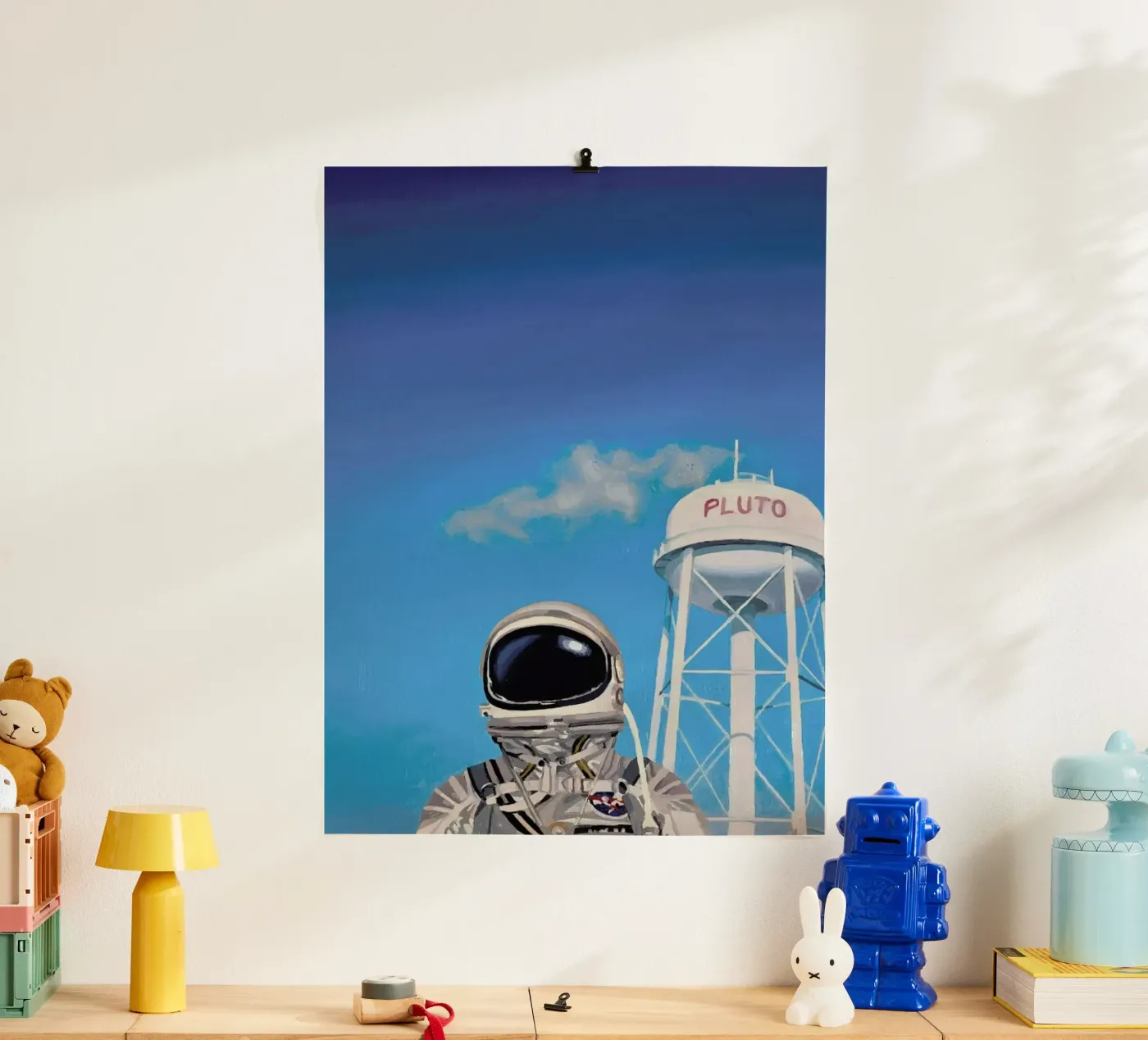 Pluto poster van Scott Listfield