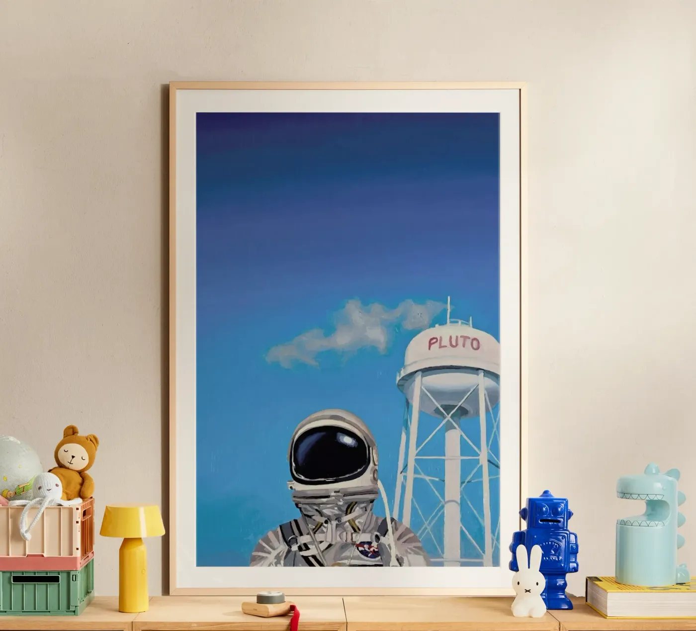 Pluto poster van Scott Listfield