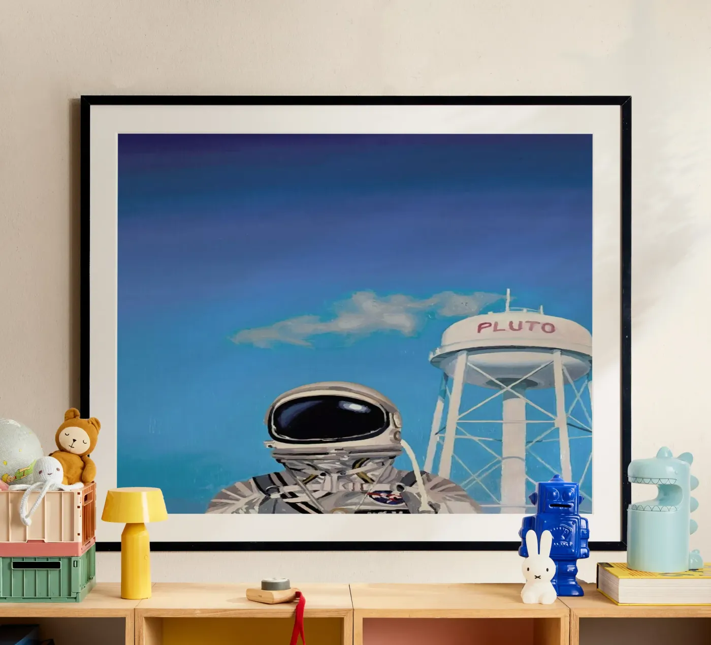 Pluto poster van Scott Listfield