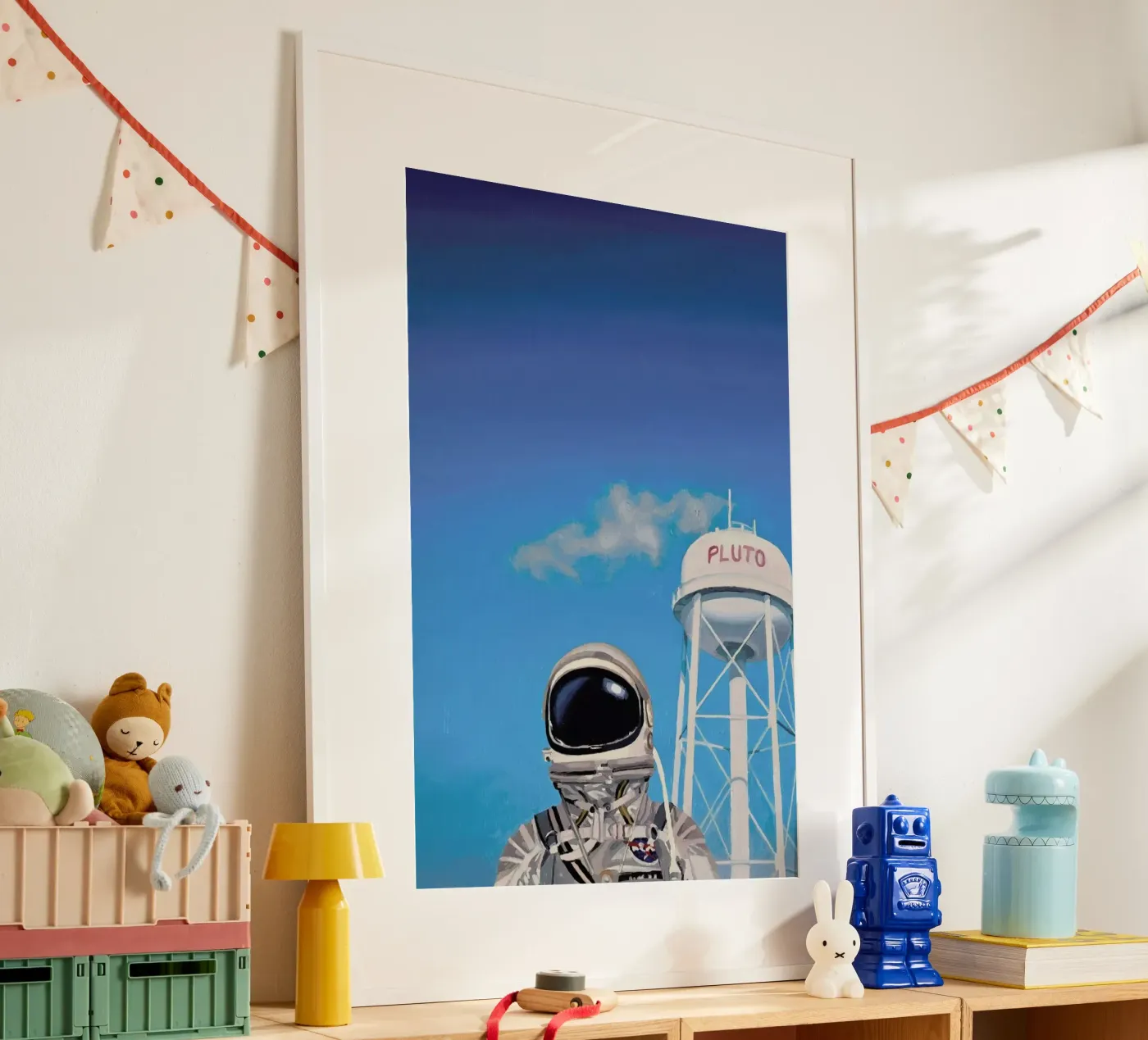 Pluto poster van Scott Listfield