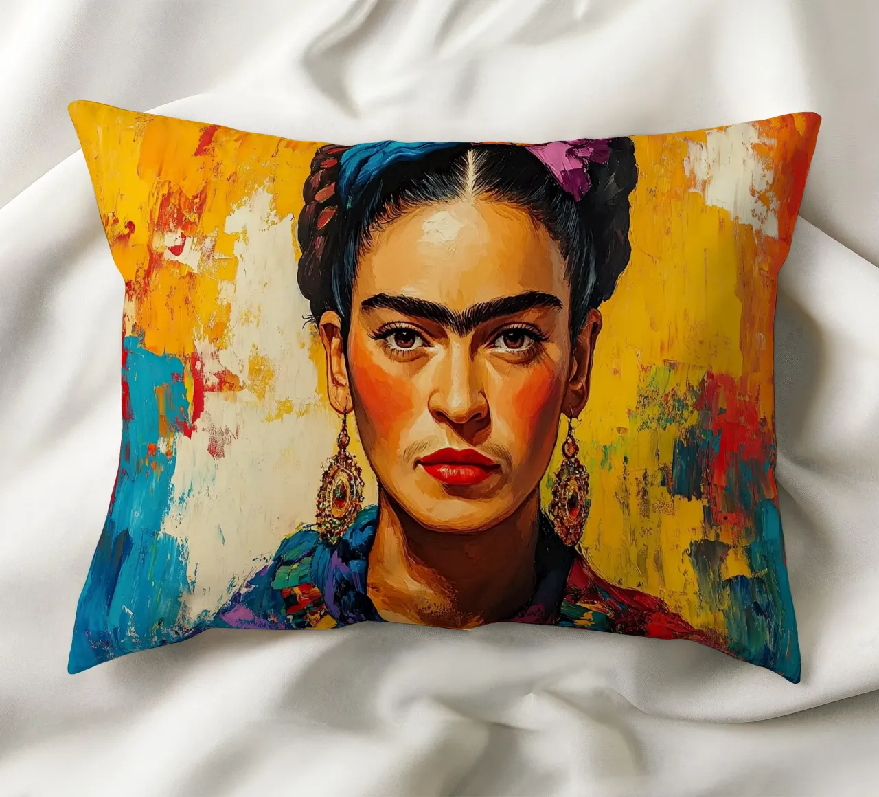 Frida Kahlo - Non perdetevi d'animo cuscino da Fantasias Florales