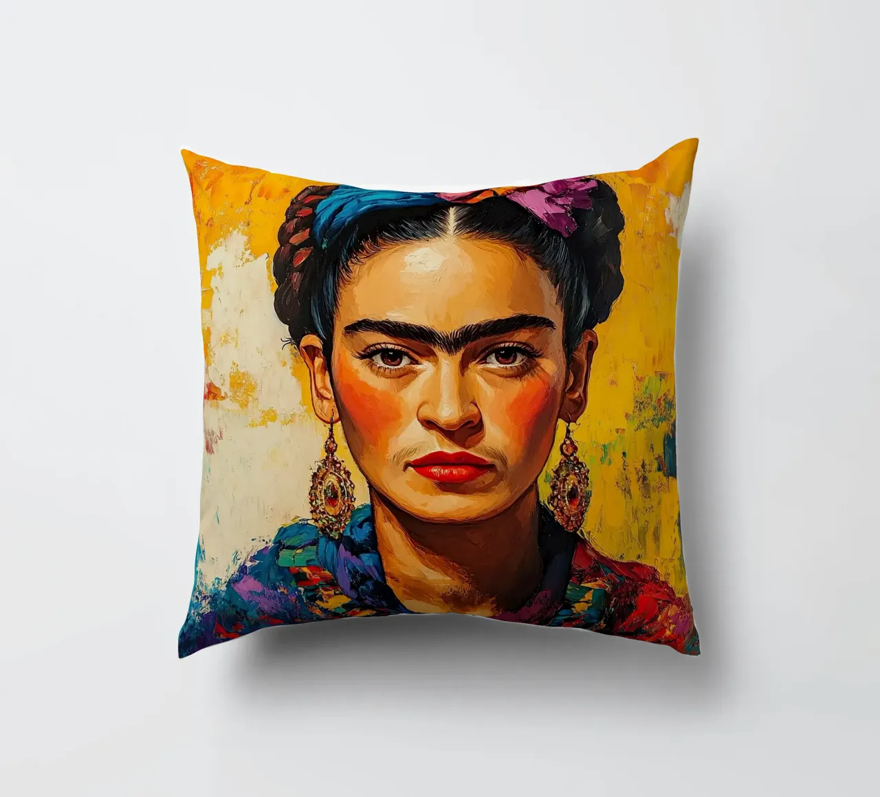 Frida Kahlo - Non perdetevi d'animo cuscino da Fantasias Florales