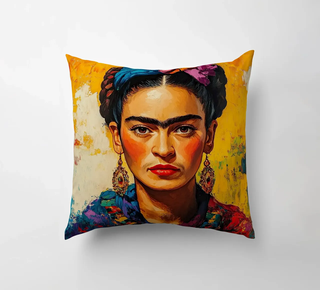 Frida Kahlo - Non perdetevi d'animo cuscino da Fantasias Florales