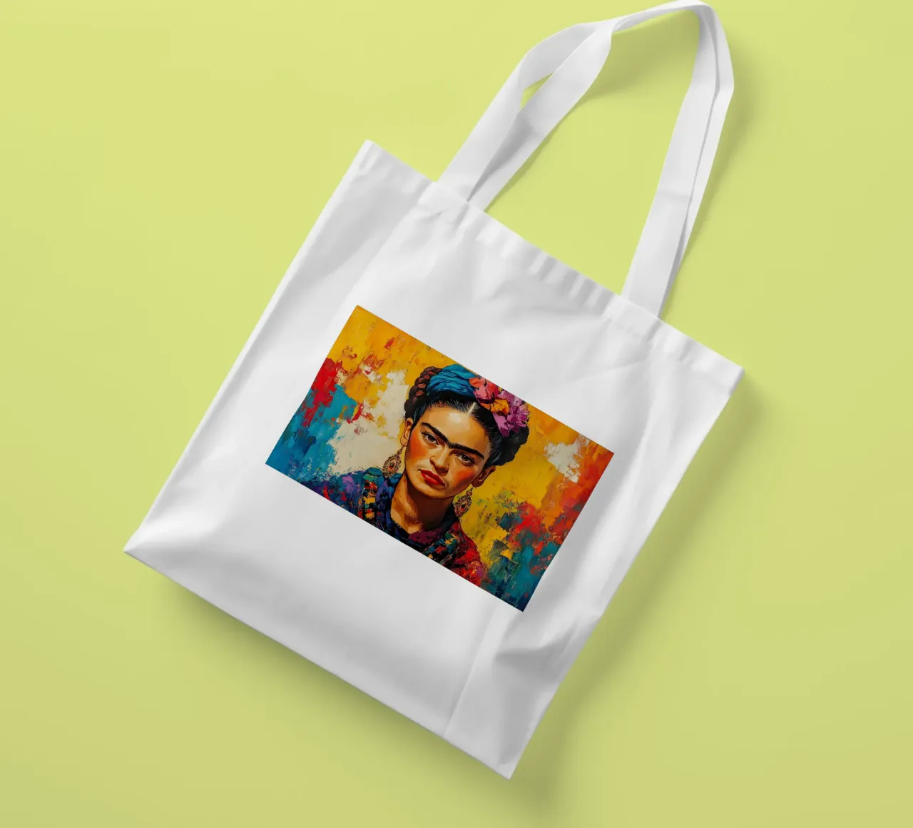 Frida Kahlo - Non perdetevi d'animo borsa in juta da Fantasias Florales