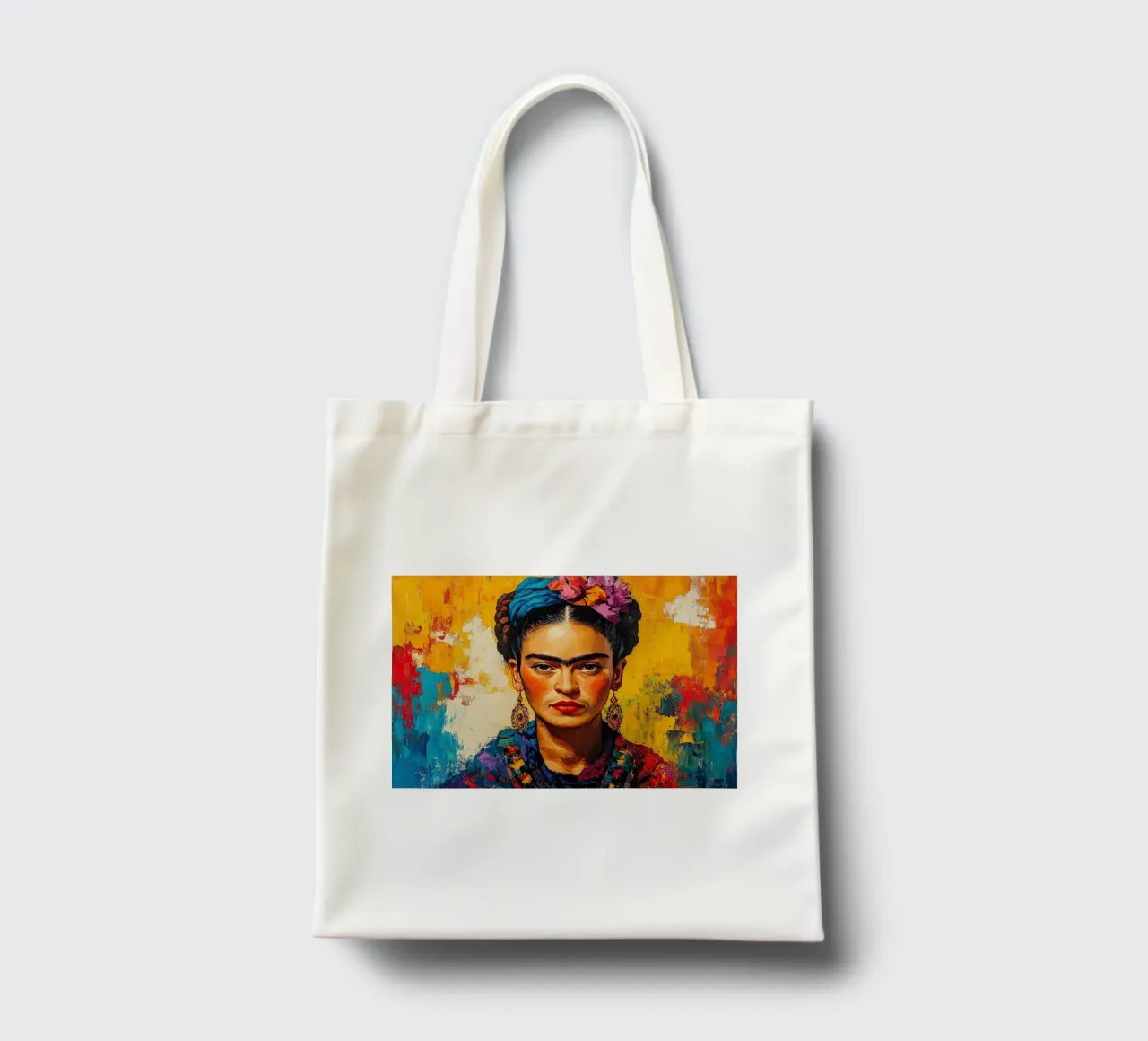 Frida Kahlo - Non perdetevi d'animo borsa in juta da Fantasias Florales