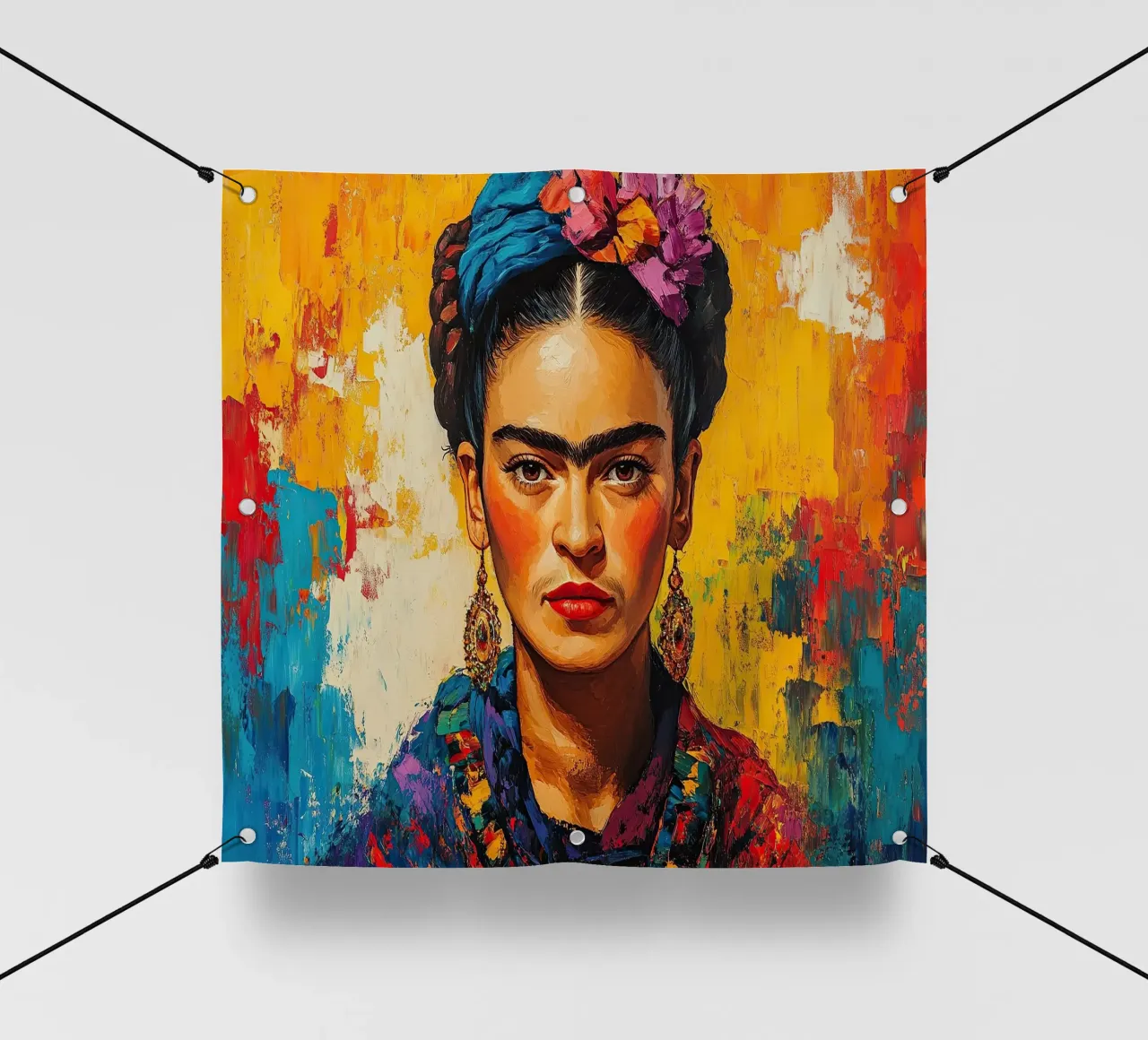 Frida Kahlo - Non perdetevi d'animo telo in pvc da Fantasias Florales