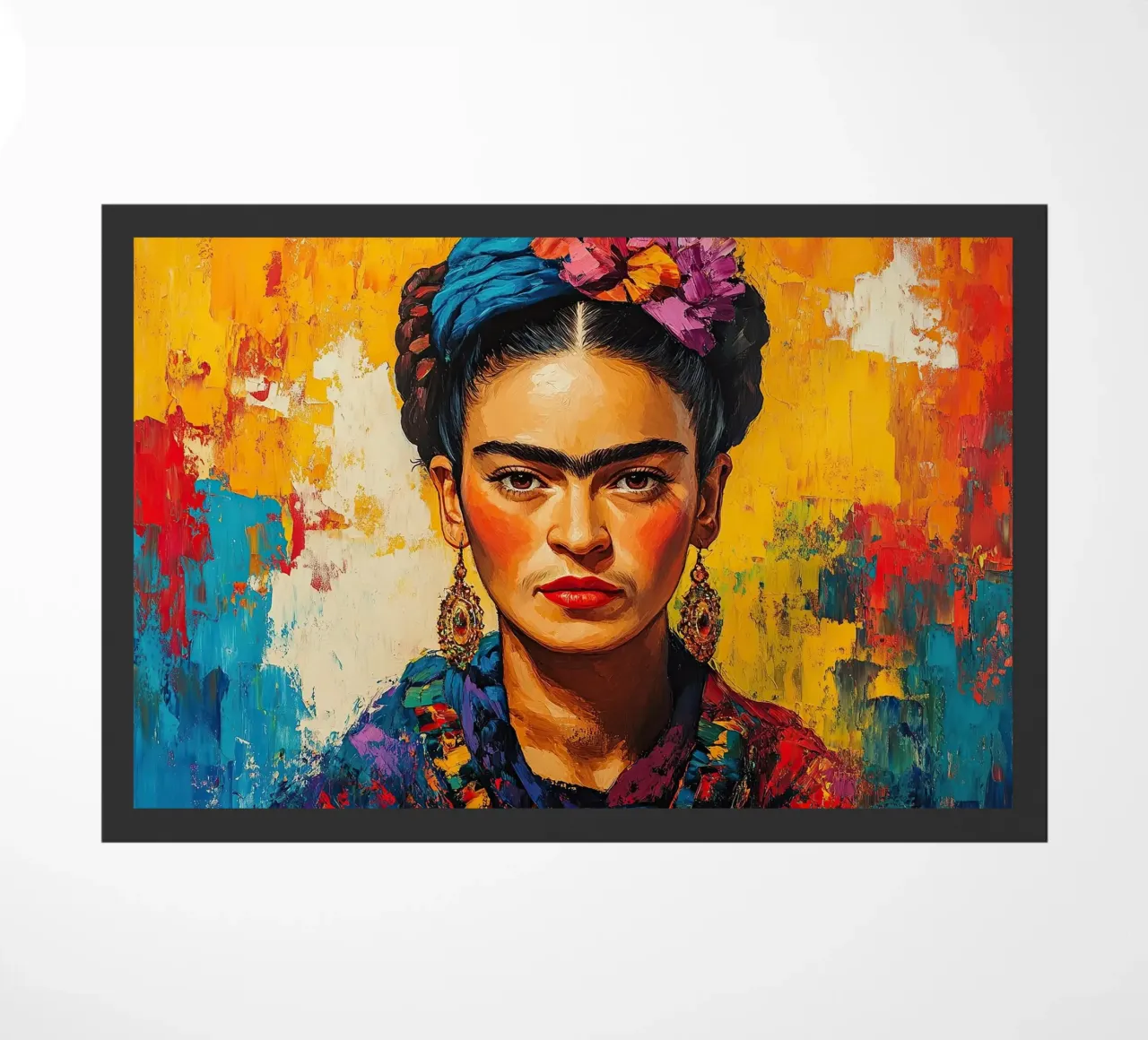 Frida Kahlo - Non perdetevi d'animo zerbino da Fantasias Florales