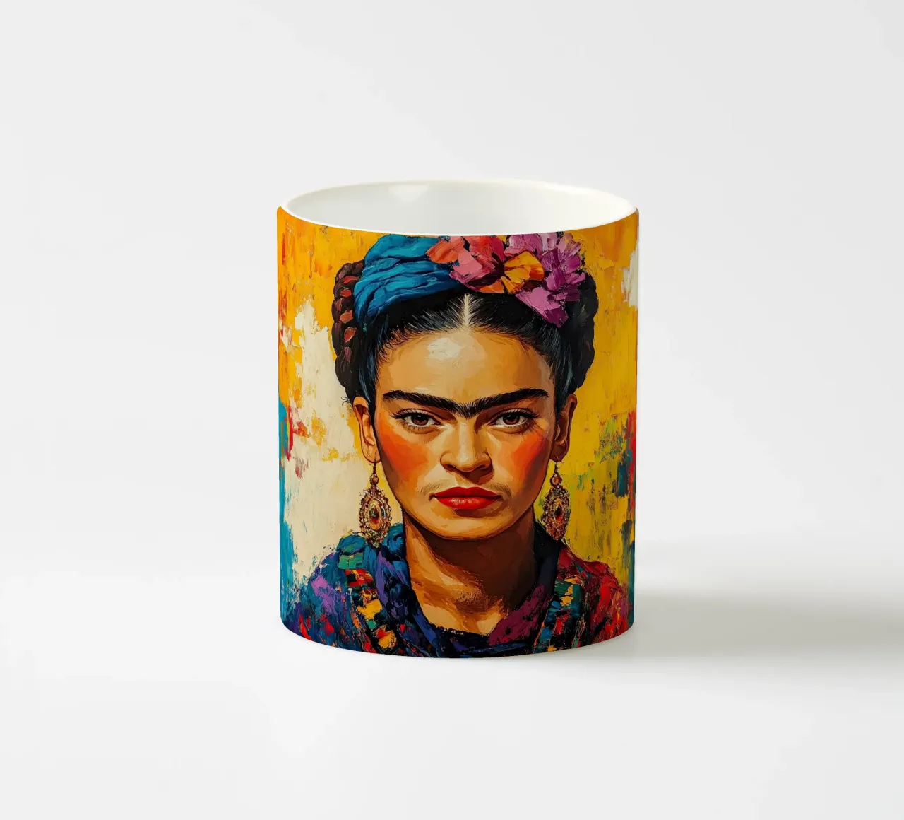Frida Kahlo - Non perdetevi d'animo tazza in ceramica da Fantasias Florales