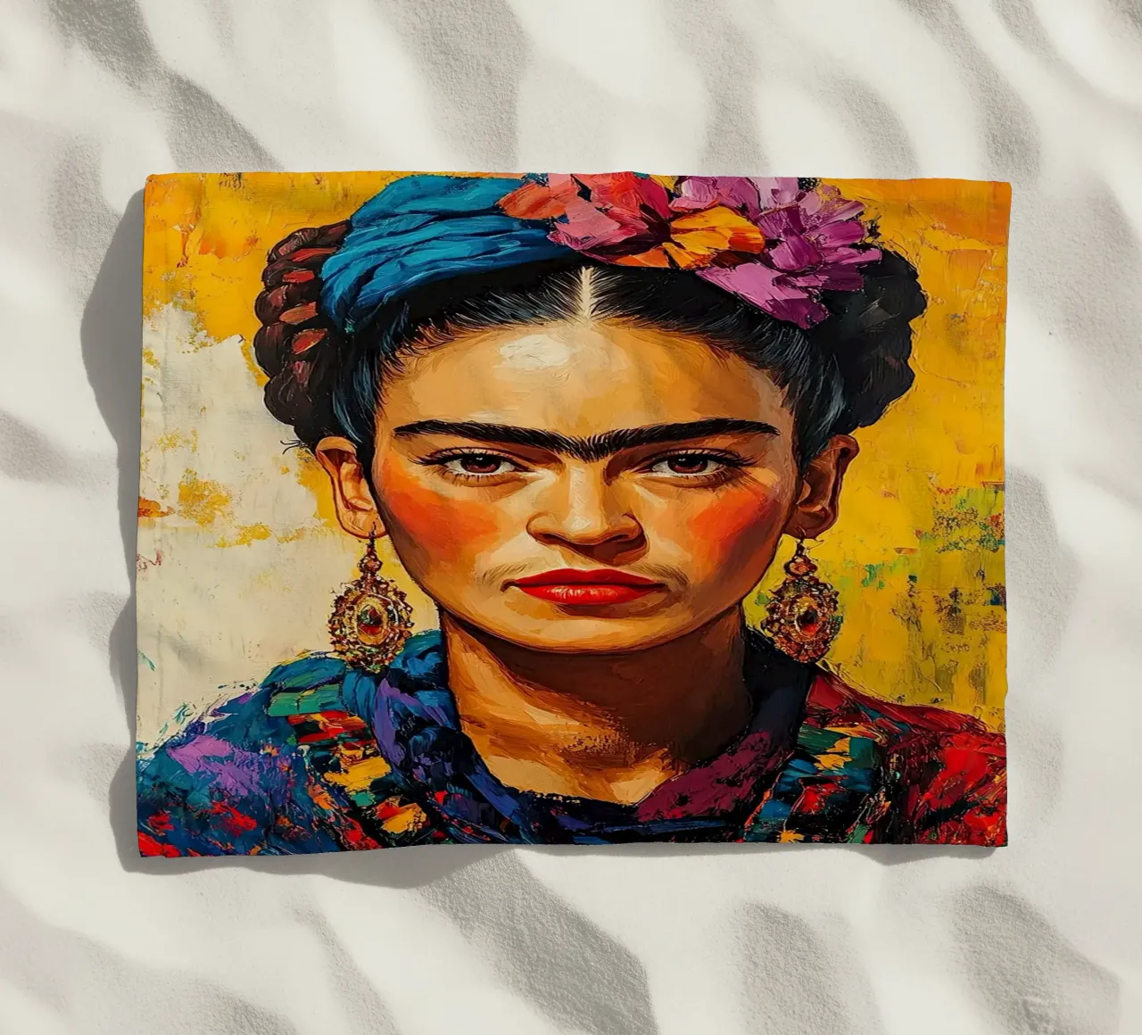 Frida Kahlo - Non perdetevi d'animo telo mare da Fantasias Florales