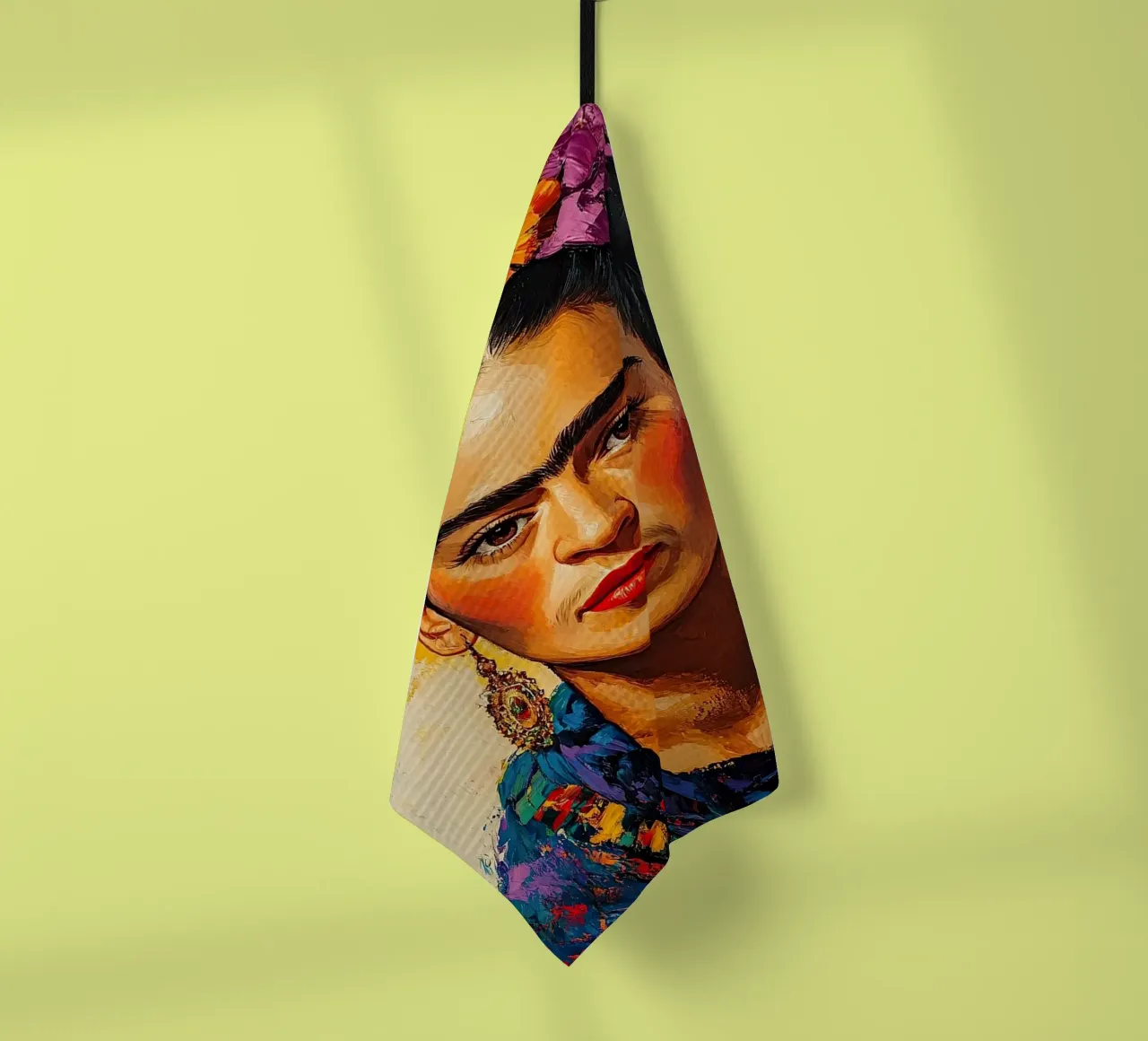 Frida Kahlo - Non perdetevi d'animo canovaccio da cucina da Fantasias Florales