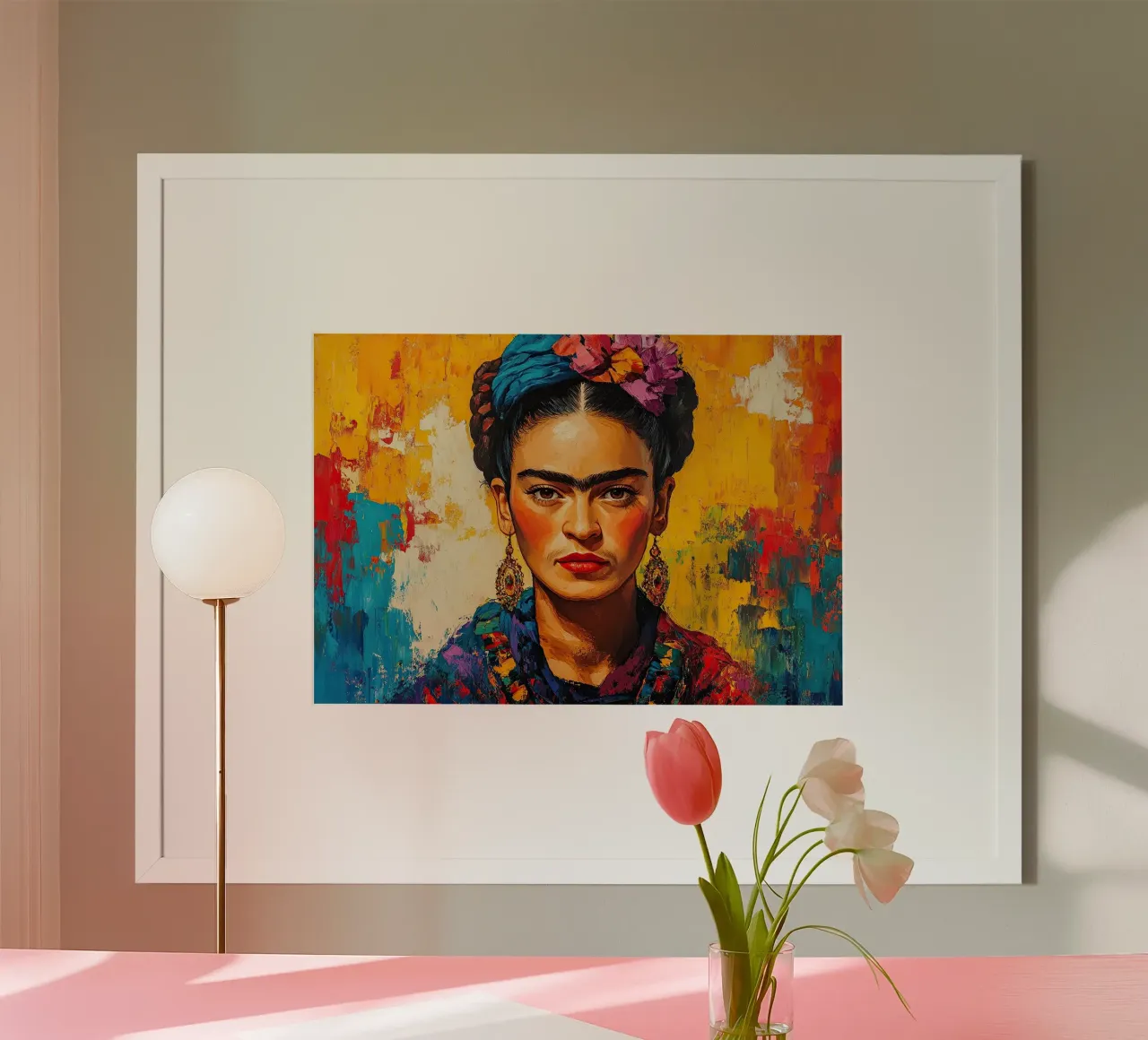 Frida Kahlo - Non perdetevi d'animo carta hahnemühle da Fantasias Florales