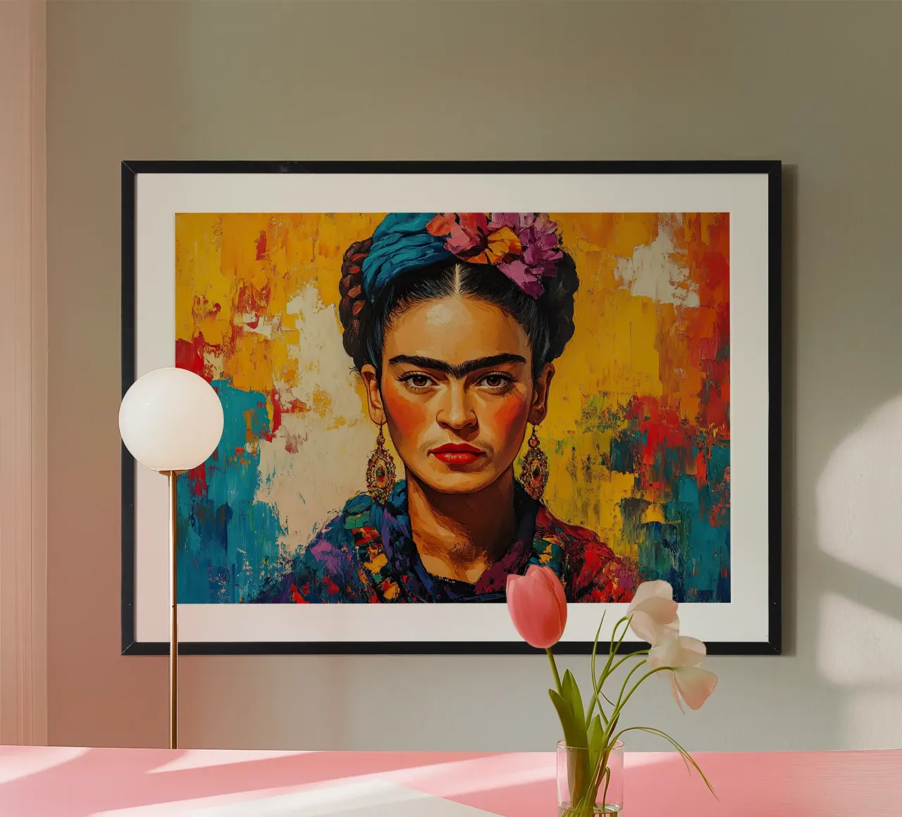 Frida Kahlo - Non perdetevi d'animo carta hahnemühle da Fantasias Florales
