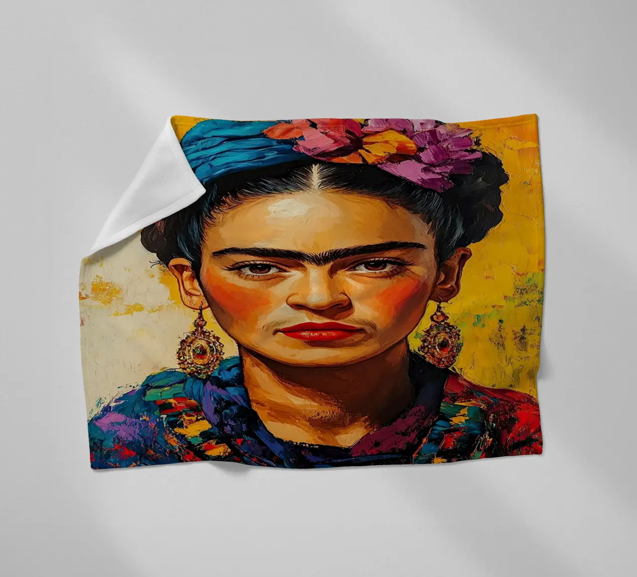 Frida Kahlo - Non perdetevi d'animo coperta in pile da Fantasias Florales