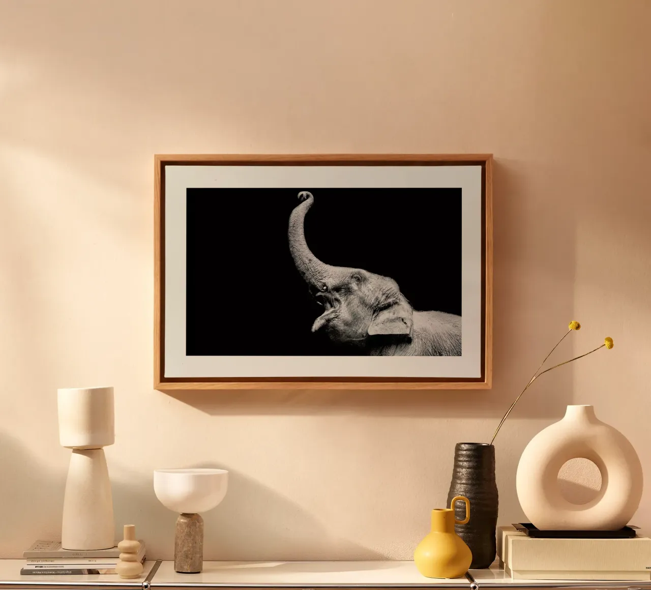 Elephant tela con Cornice a cassetta da Natural Kingdom