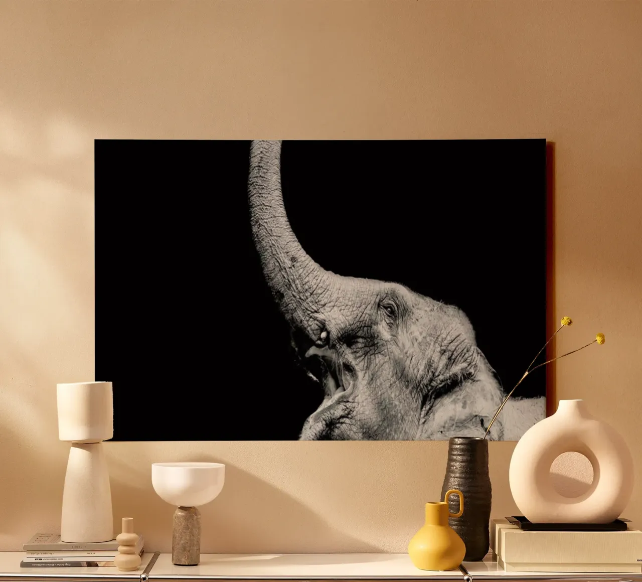 Elephant tela con Cornice a cassetta da Natural Kingdom