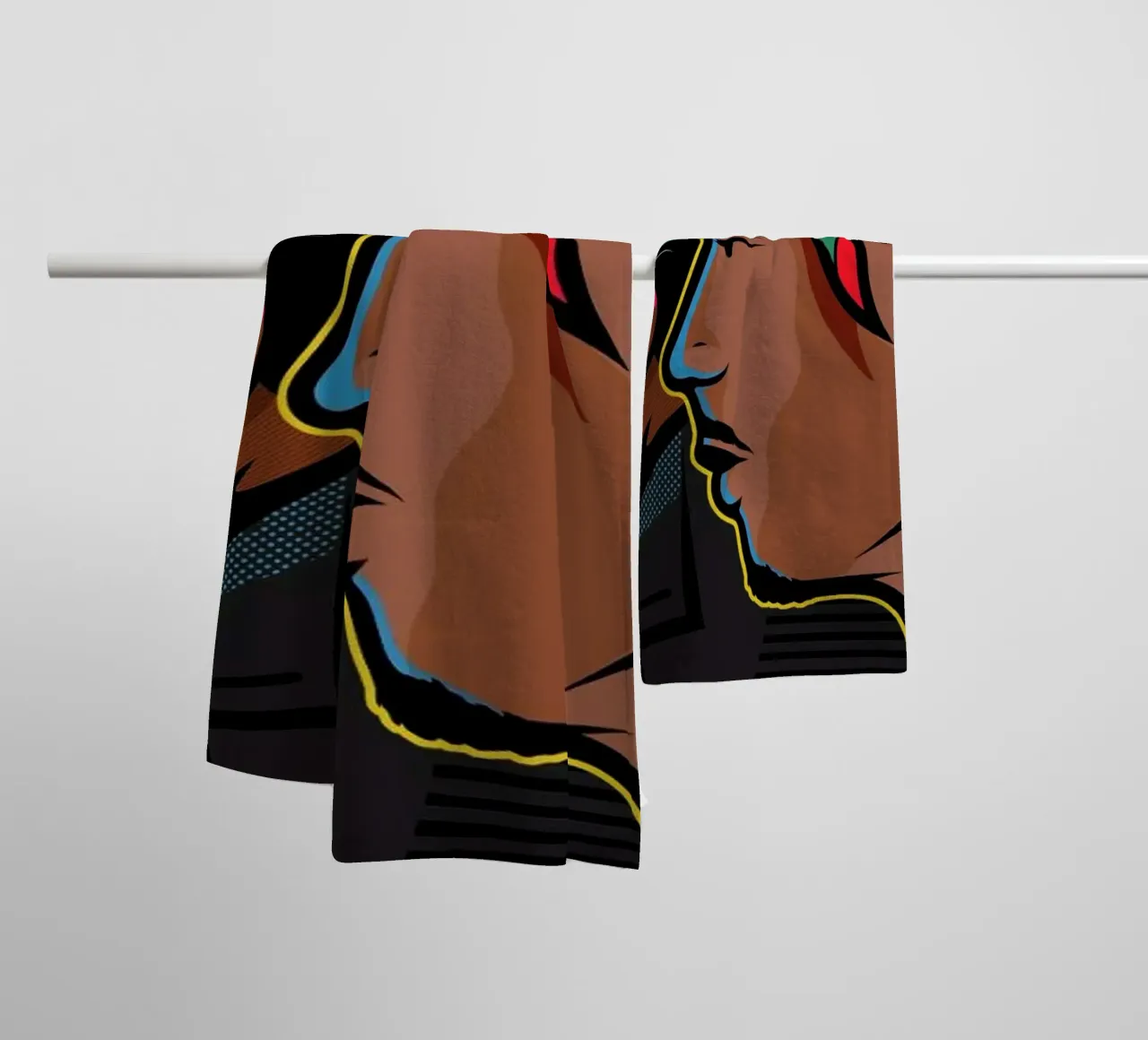 Kings asciugamano da bagno da Van Orton Design