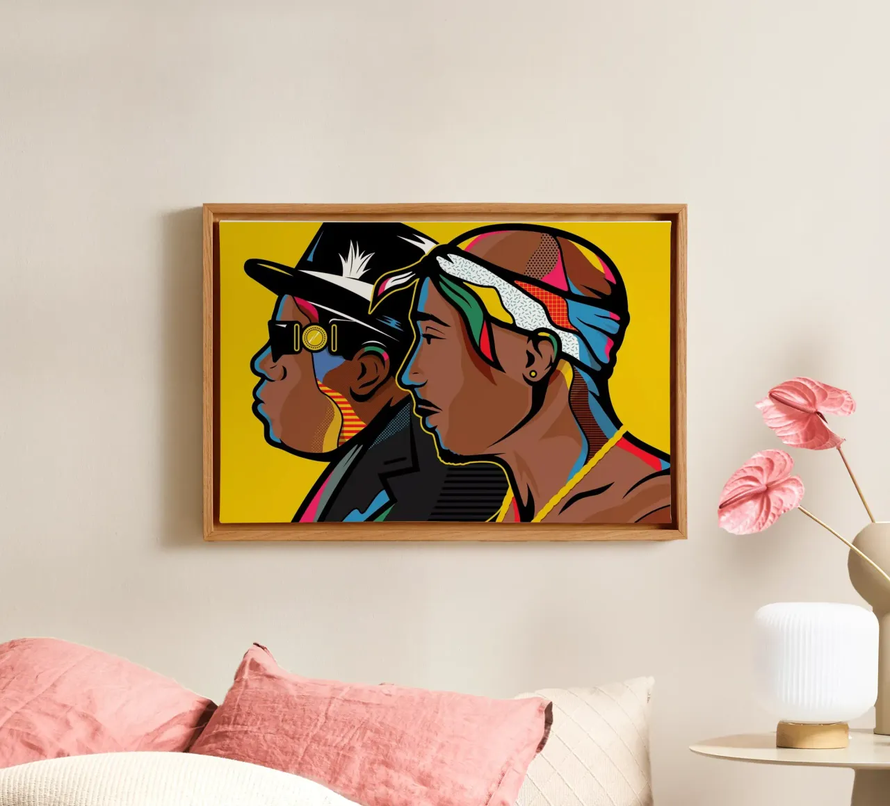 Kings canvas met Baklijst van Van Orton Design