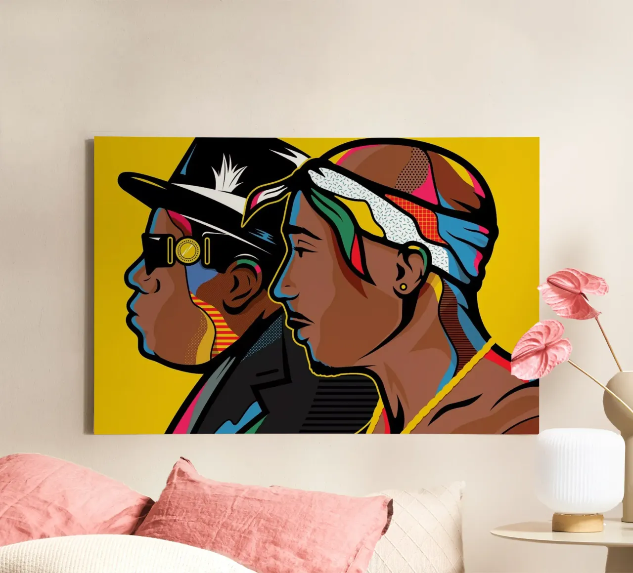 Kings canvas met Baklijst van Van Orton Design