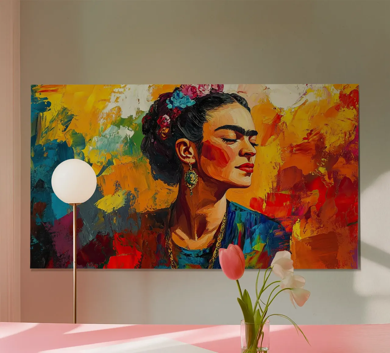 Frida Kahlo - Energia positiva poster da Fantasias Florales