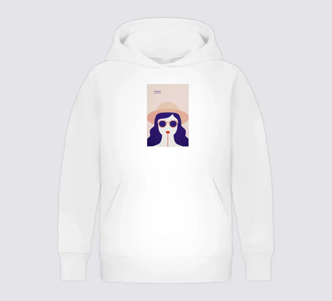 Cannes kids hoodie by The Cartography Collection