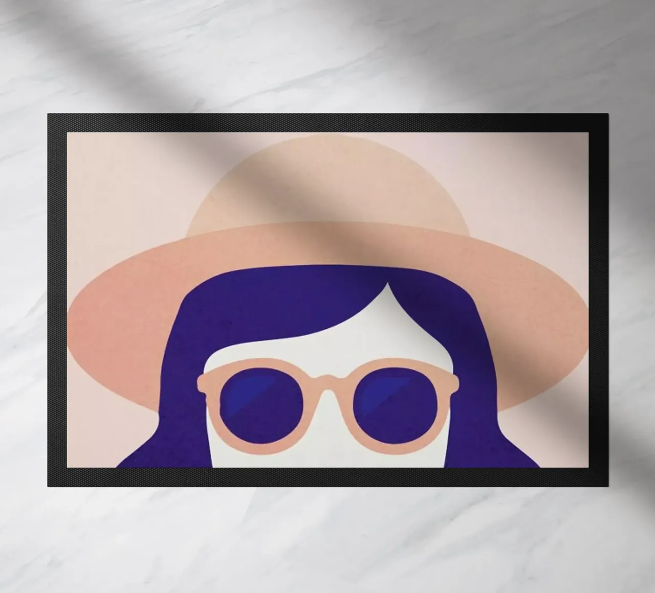 Cannes doormat by The Cartography Collection