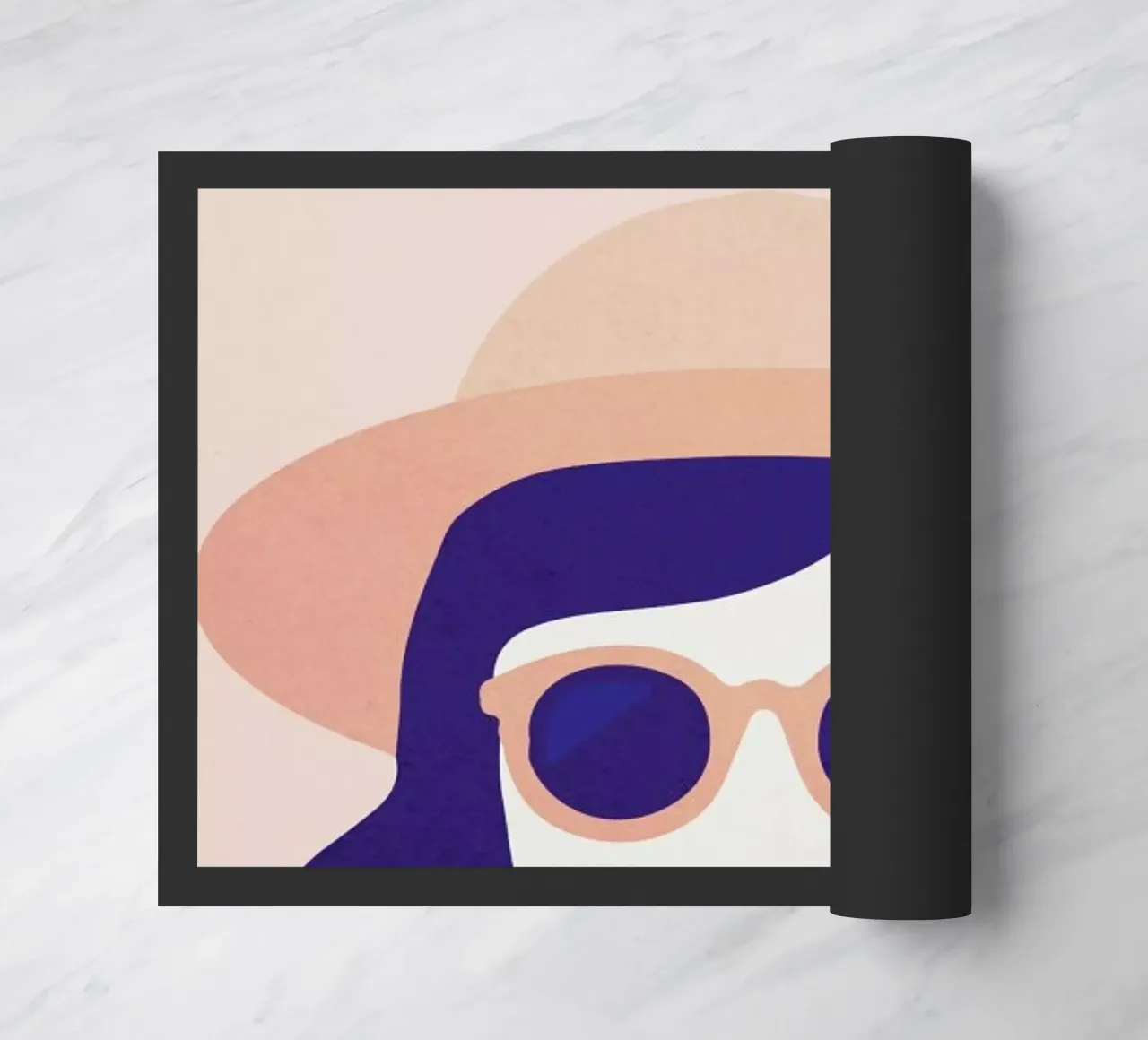 Cannes doormat by The Cartography Collection