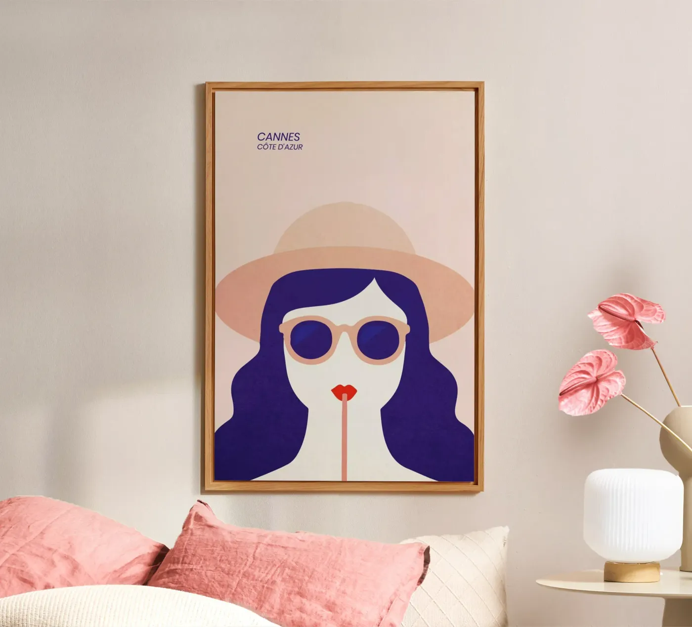 Cannes alluminio dibond da The Cartography Collection