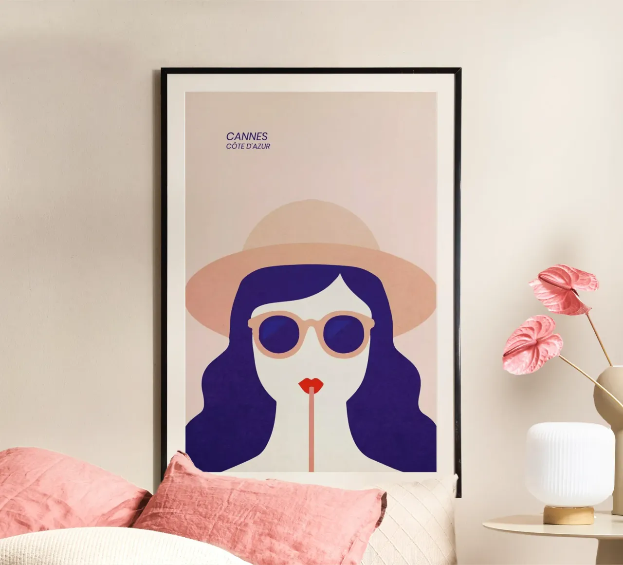 Cannes poster da The Cartography Collection