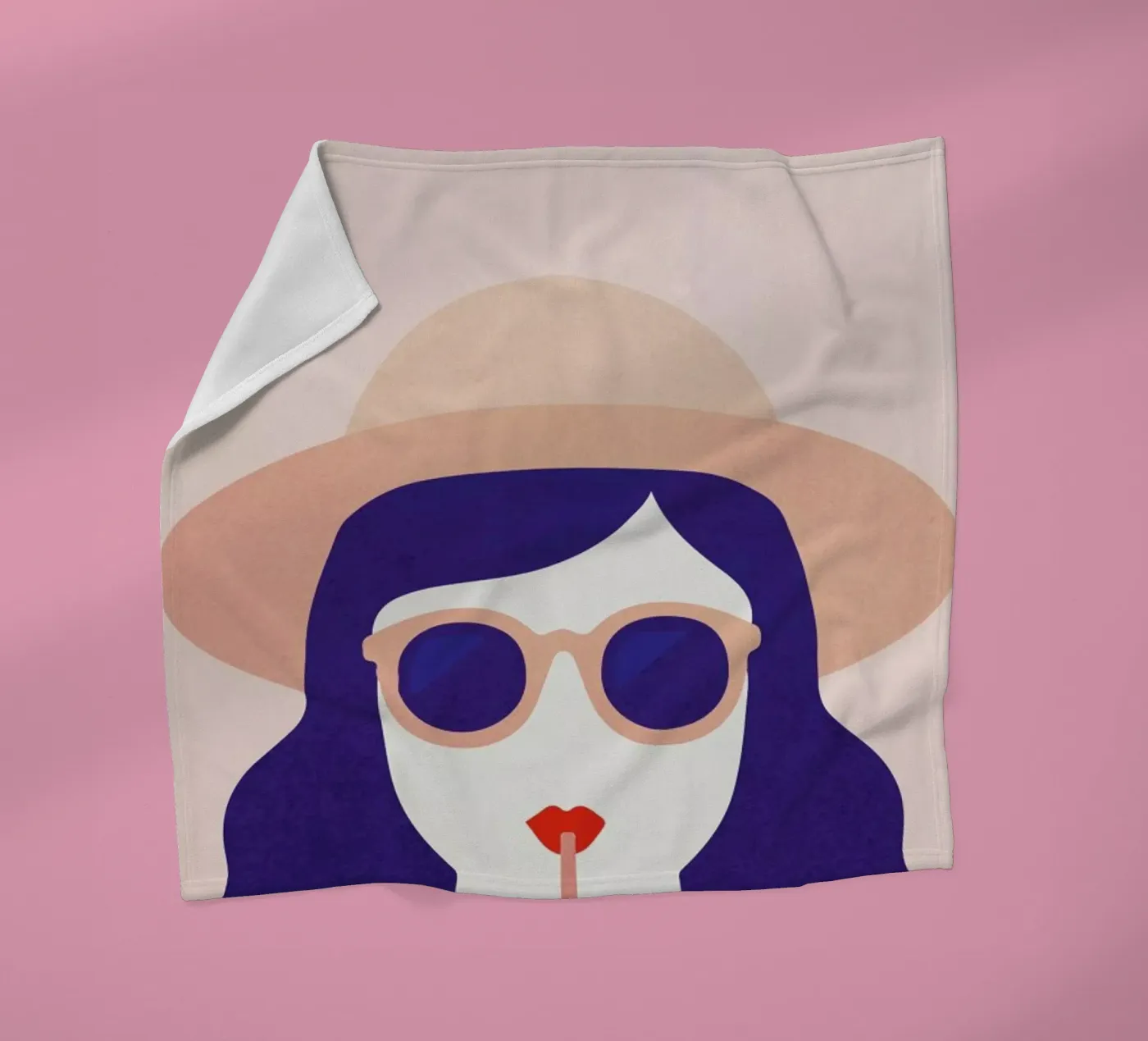 Cannes Fleecedecke von The Cartography Collection