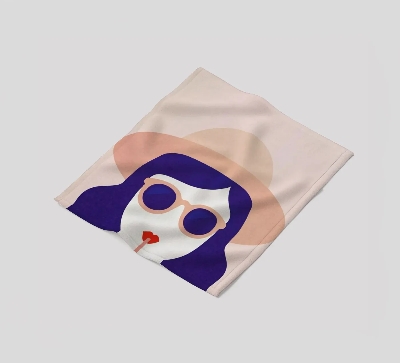 Cannes Fleecedecke von The Cartography Collection