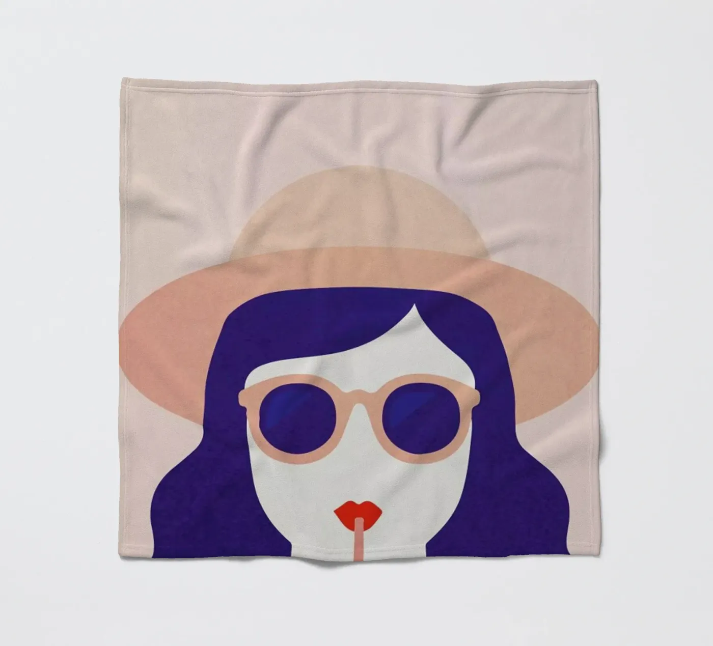 Cannes Fleecedecke von The Cartography Collection