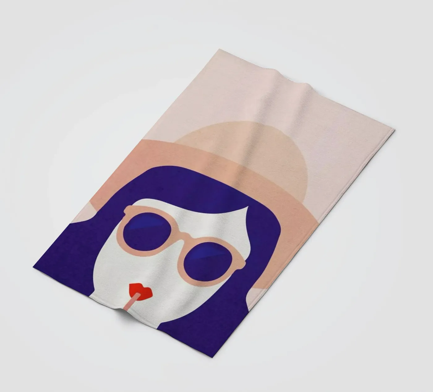 Cannes Fleecedecke von The Cartography Collection