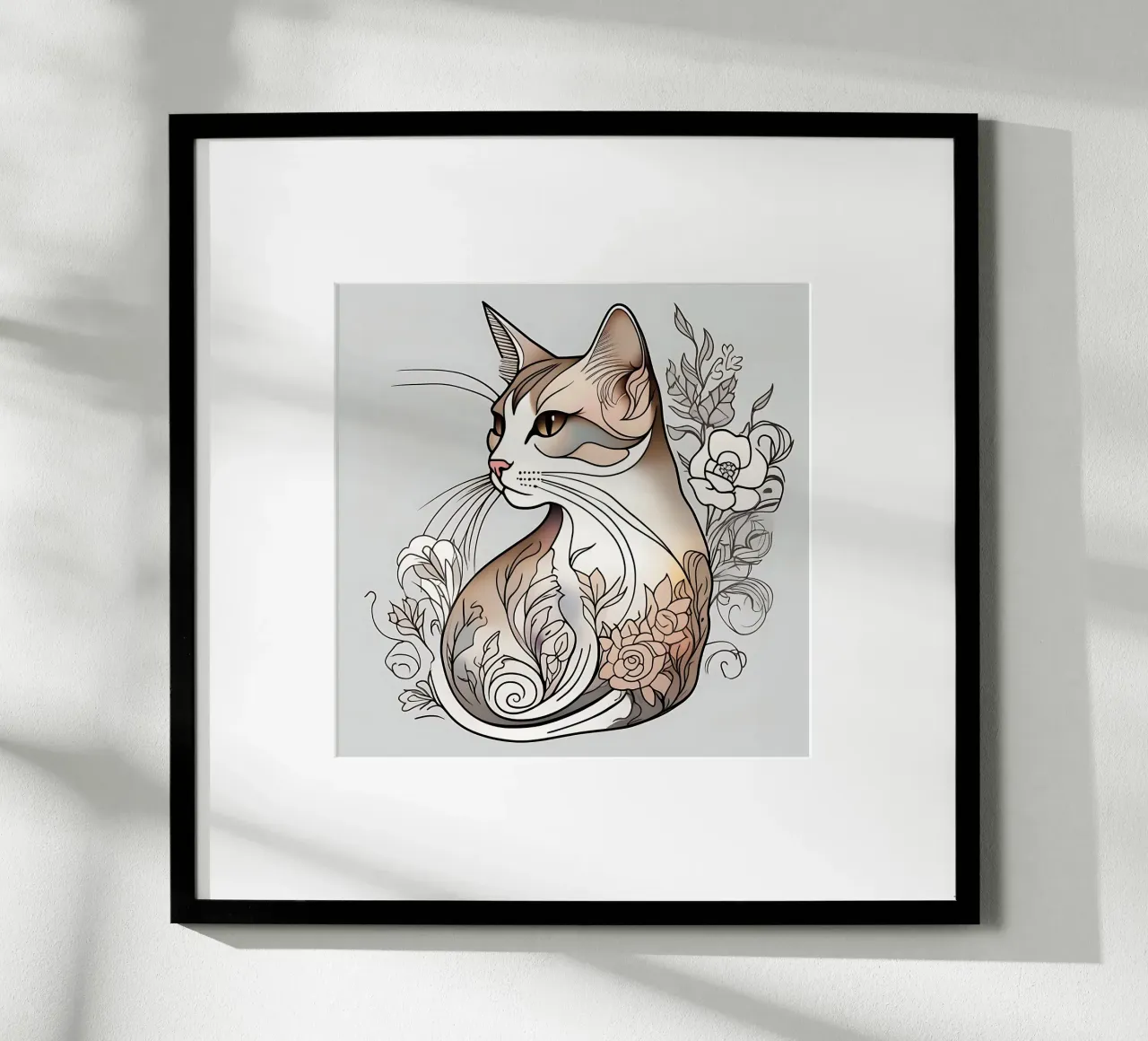 Stile_gatto_B_1 poster da Tierisch bunt by LK