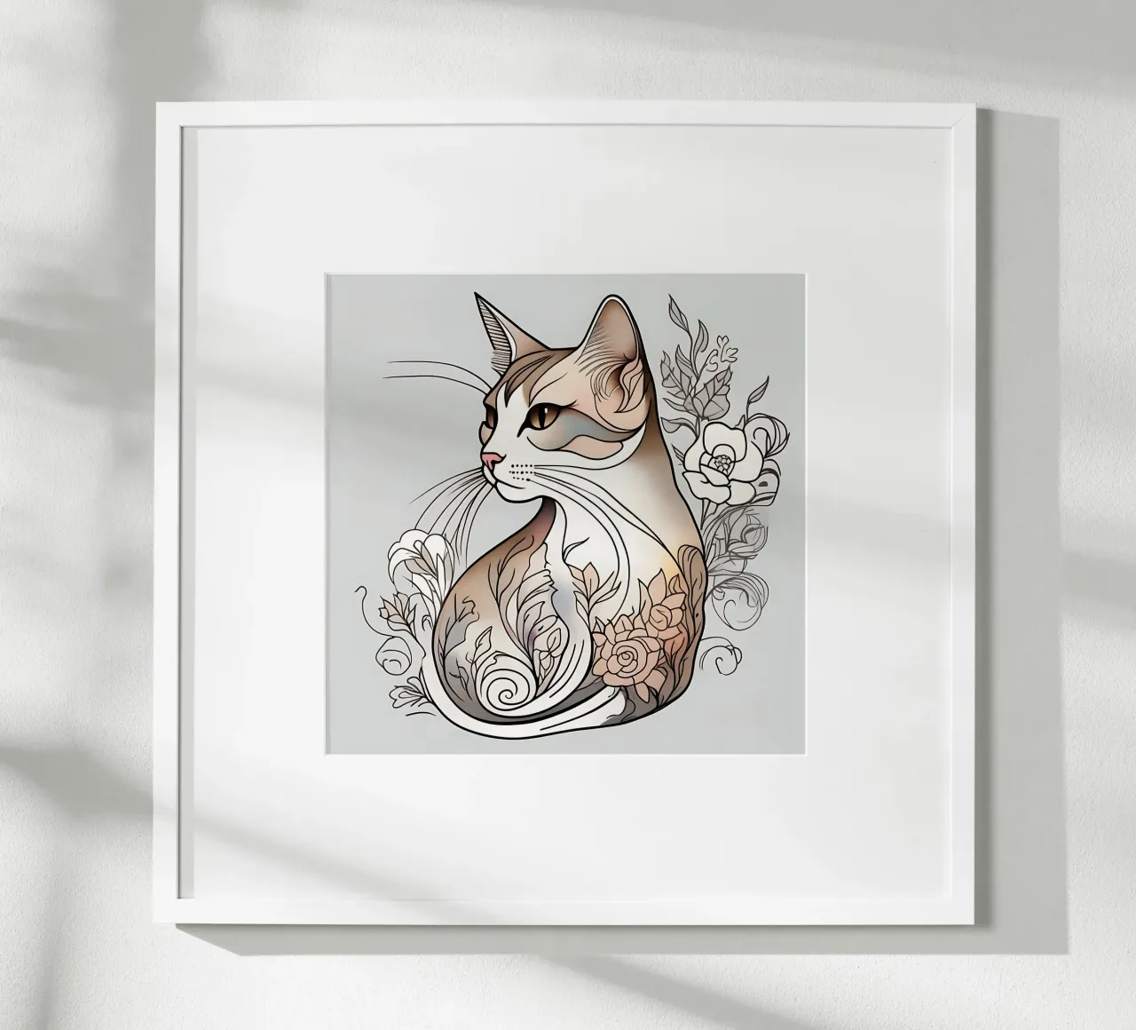 Stile_gatto_B_1 poster da Tierisch bunt by LK