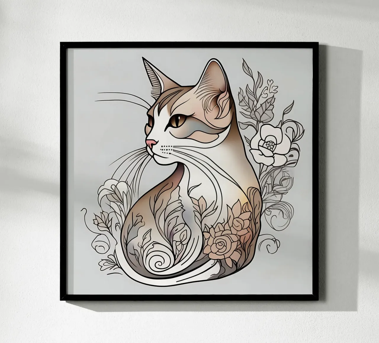 Stile_gatto_B_1 poster da Tierisch bunt by LK