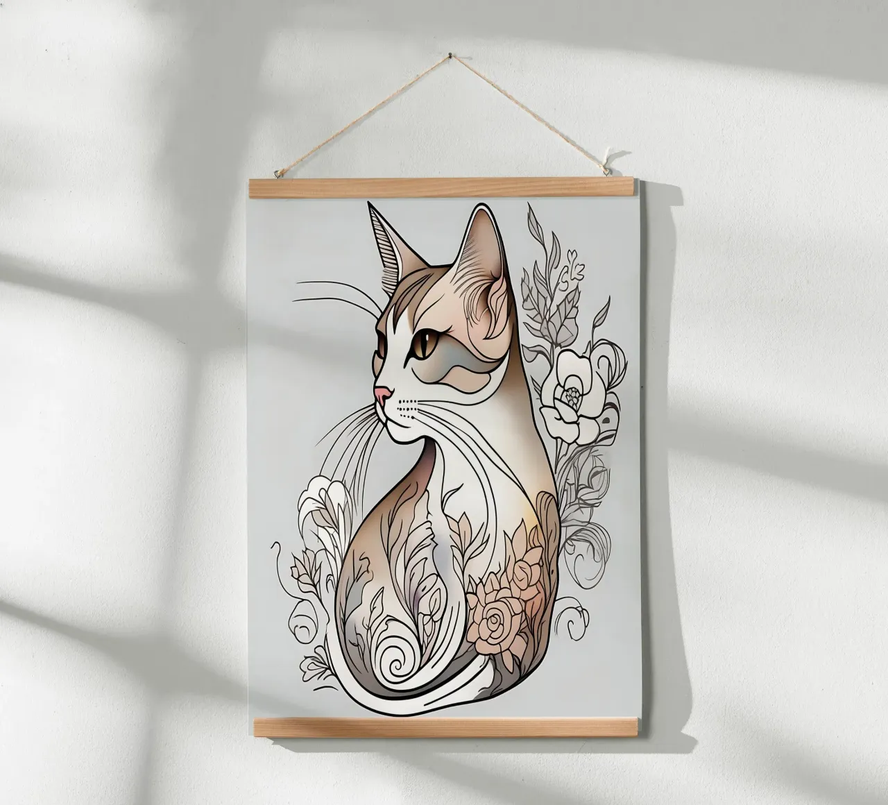 Stile_gatto_B_1 poster da Tierisch bunt by LK