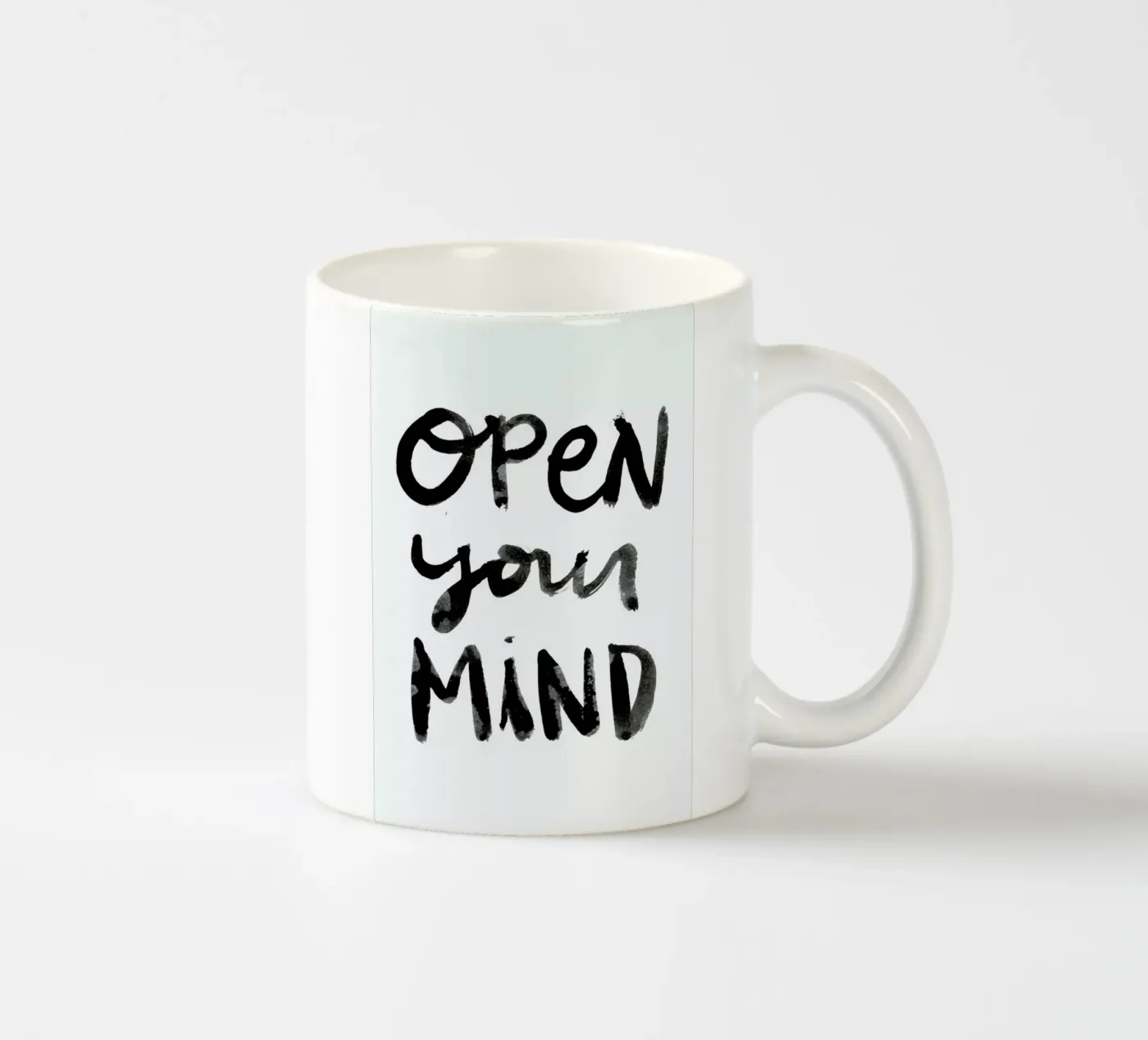 Open Your Mind ceramic mug by Dead Language