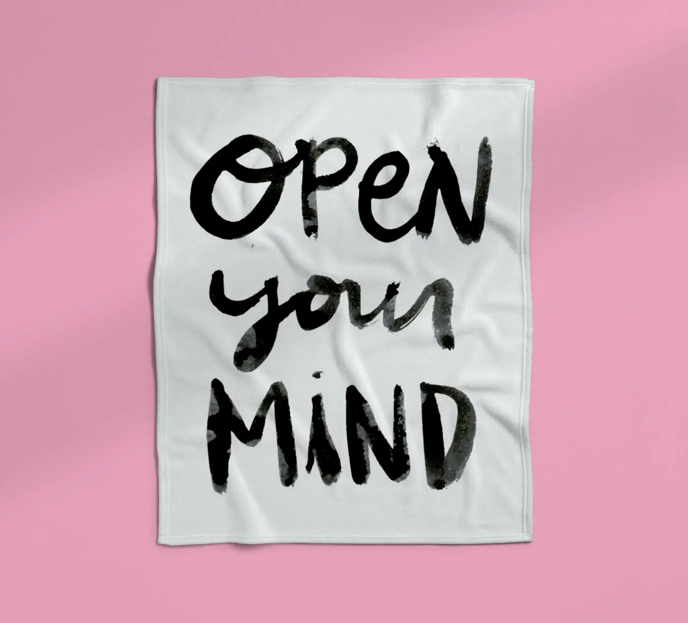 Open Your Mind fleece blanket by Dead Language
