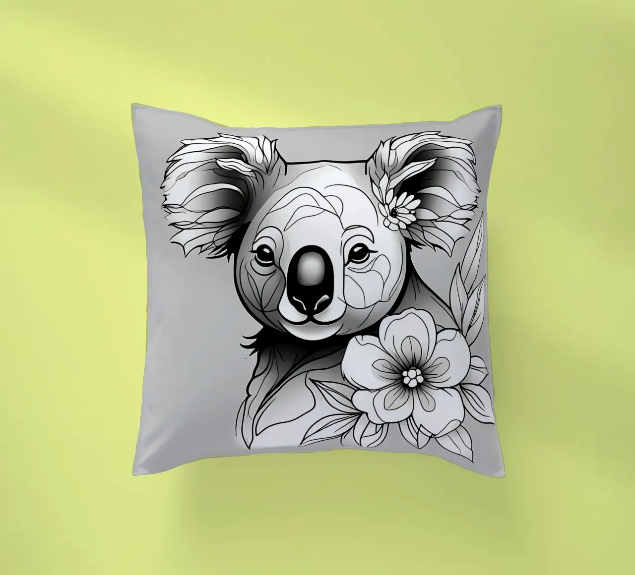Koala_Style_B_1 cuscino da Tierisch bunt by LK