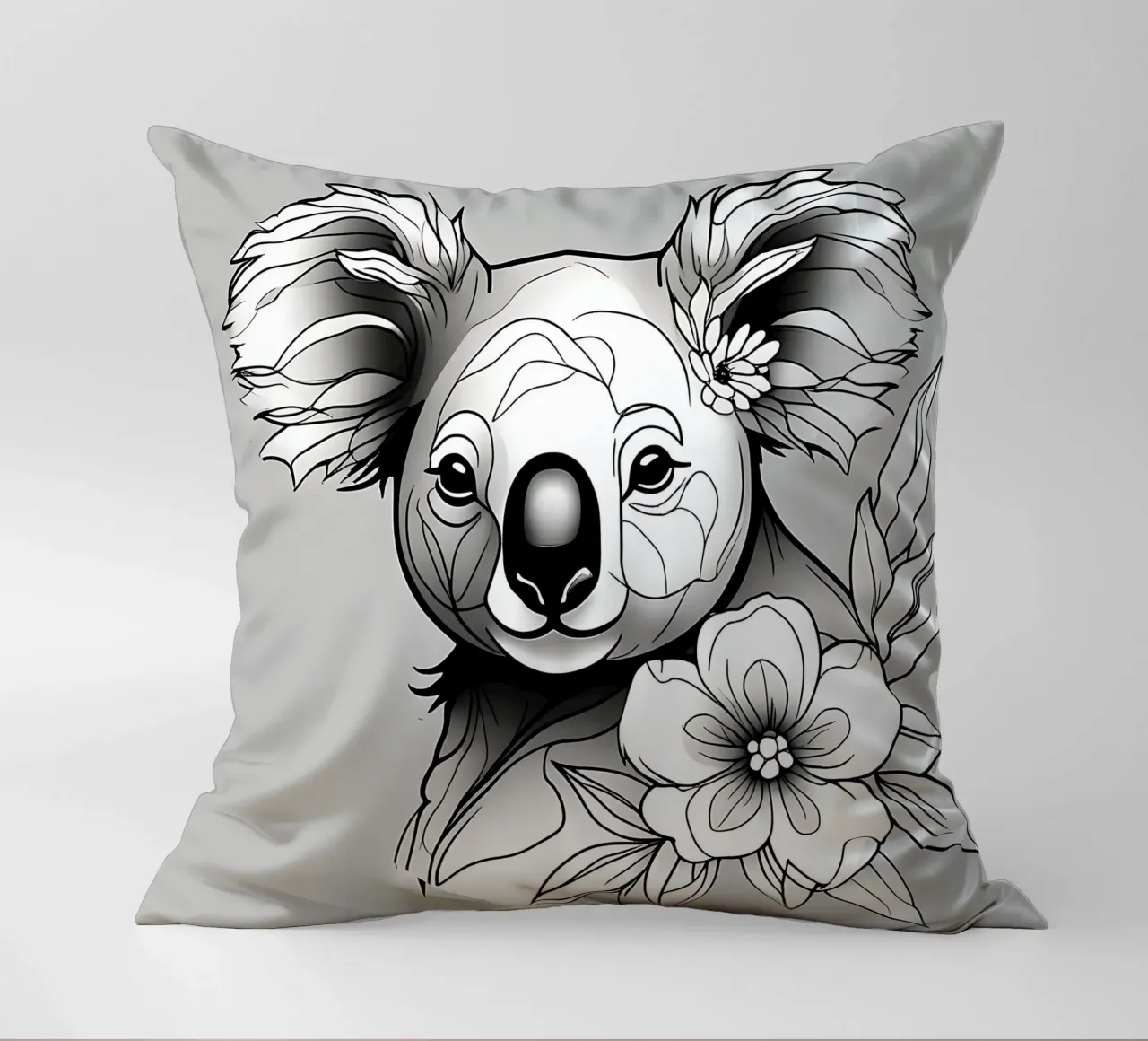 Koala_Style_B_1 cuscino da Tierisch bunt by LK