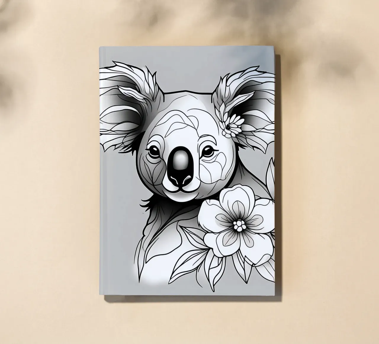 Koala_Style_B_1 notebook by Tierisch bunt by LK